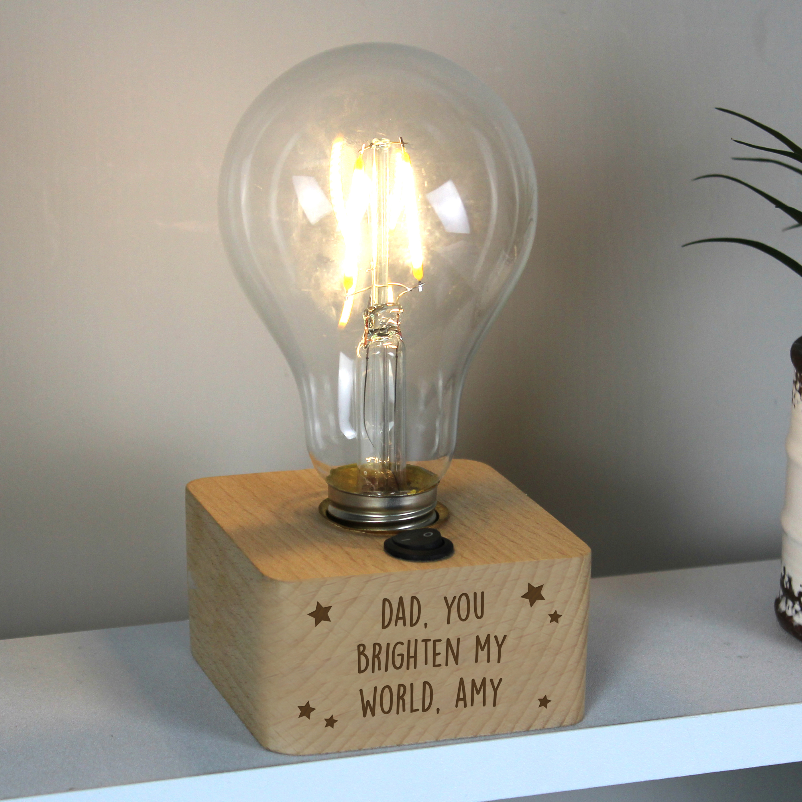 Personalised Stars LED Table Lamp