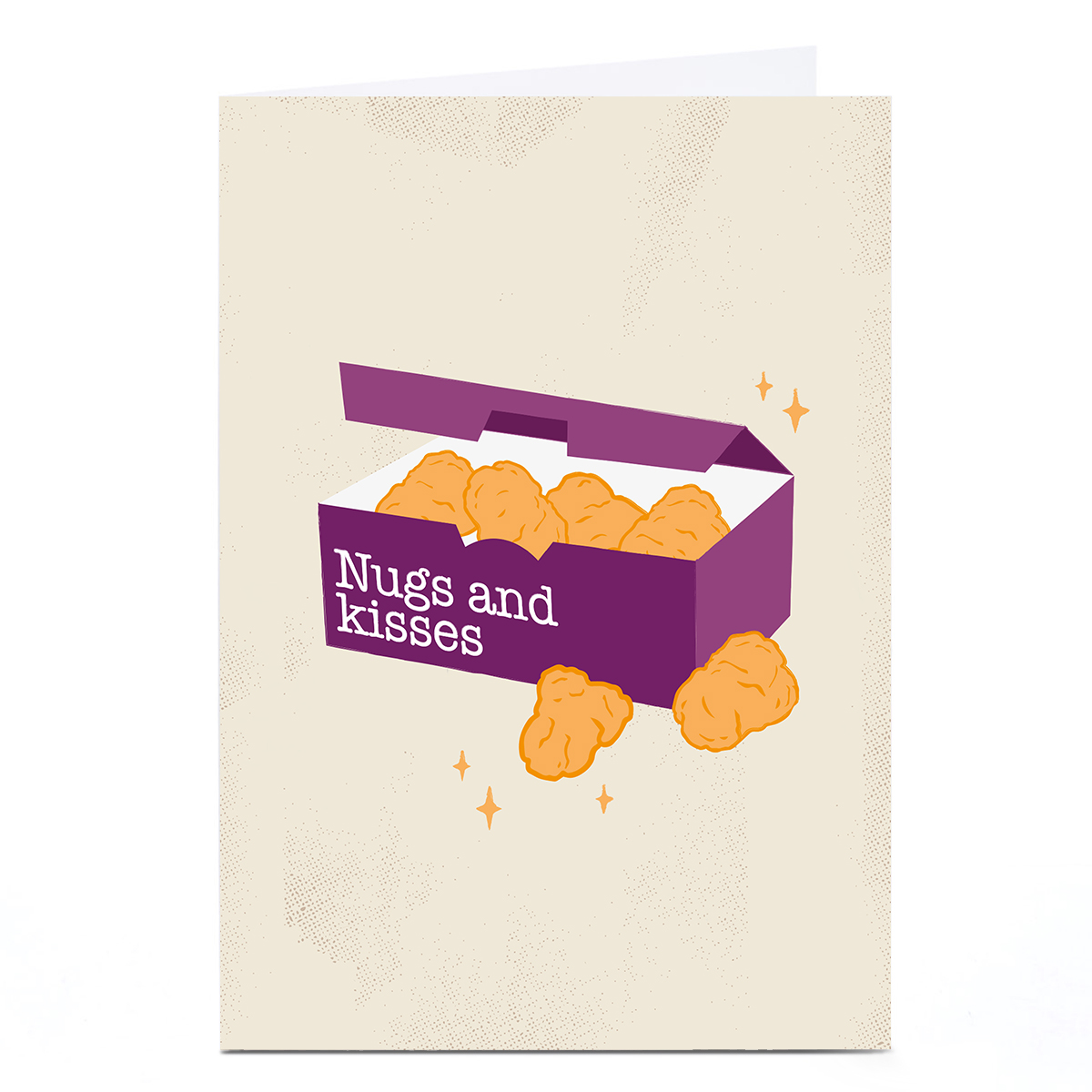 Personalised Heyy Cards Valentine's Day Card - Nugs & Kisses