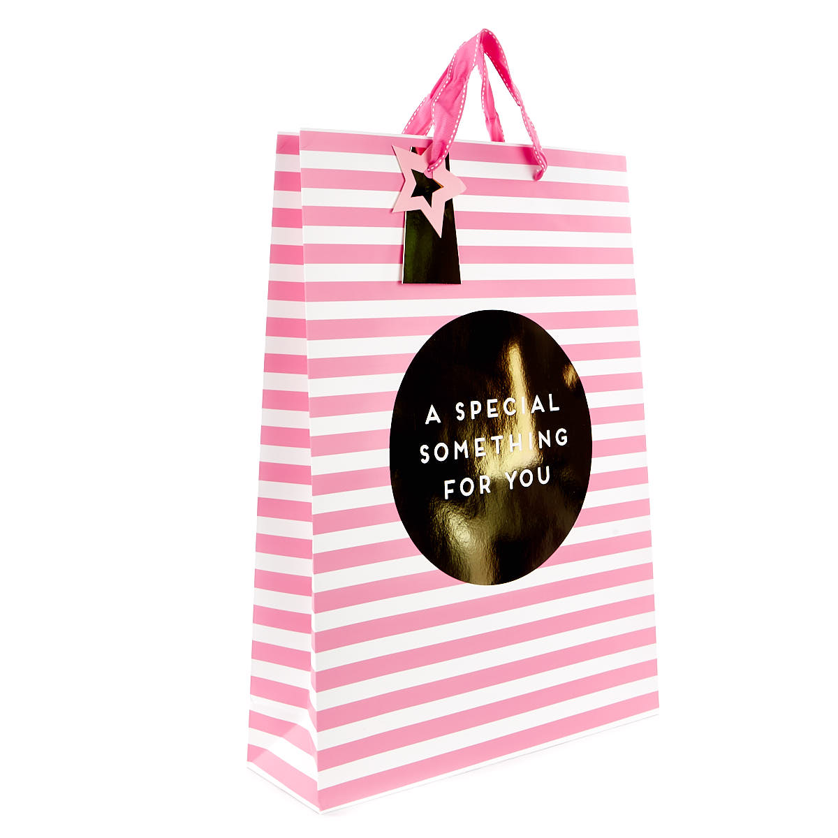 large pink gift bags