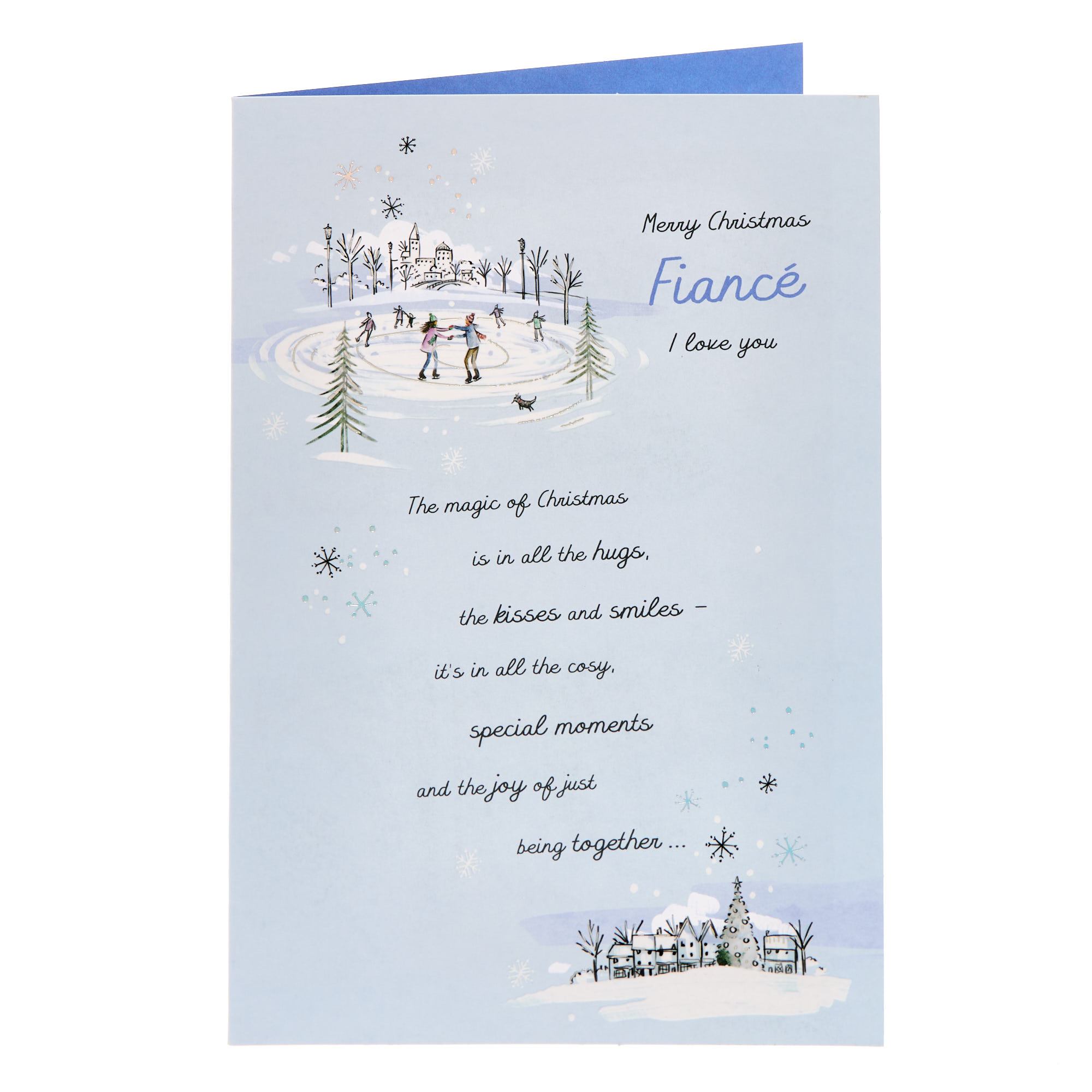 Fiance I Love You Christmas Card