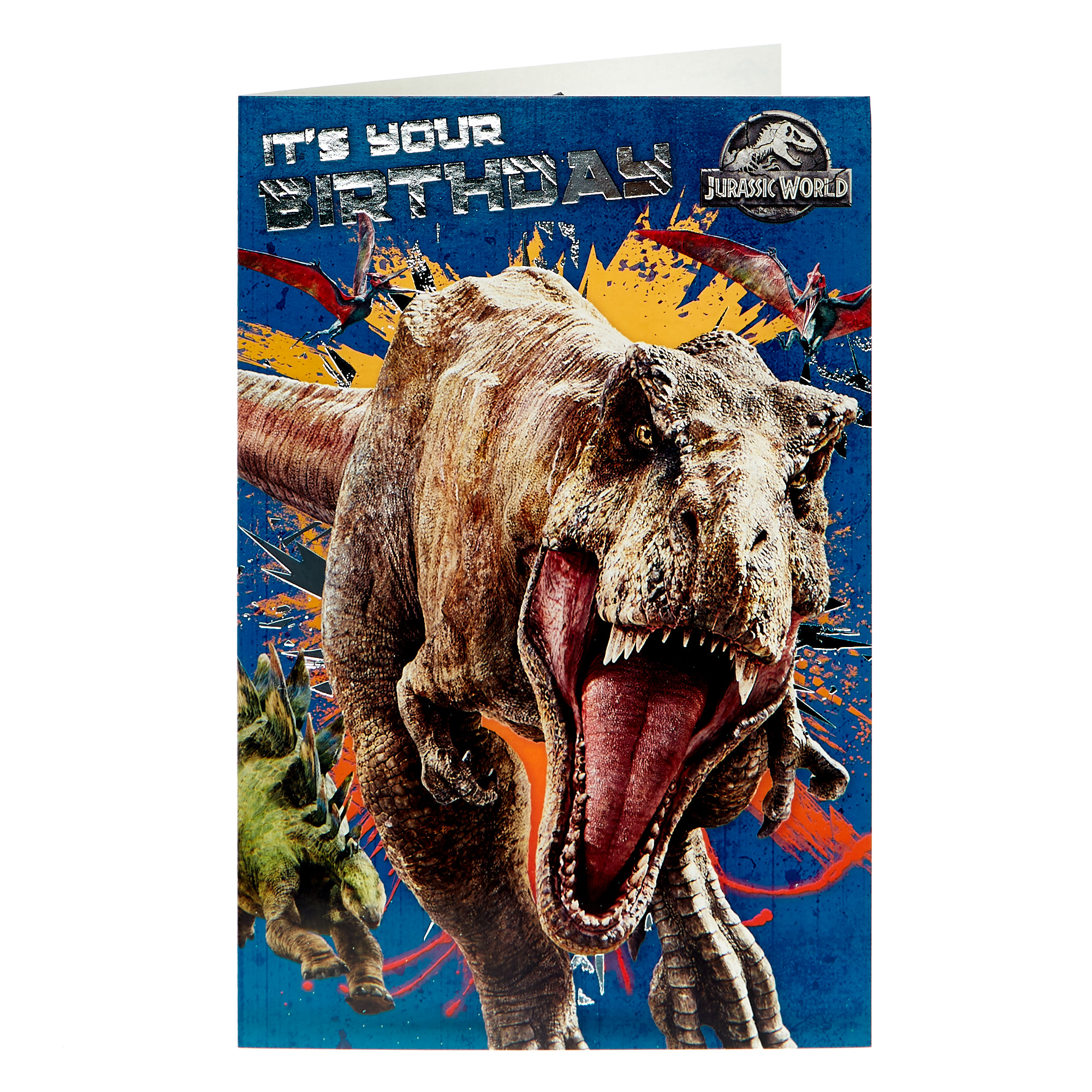 Buy Jurassic World Birthday Card - T-Rex for GBP 0.99 | Card Factory UK