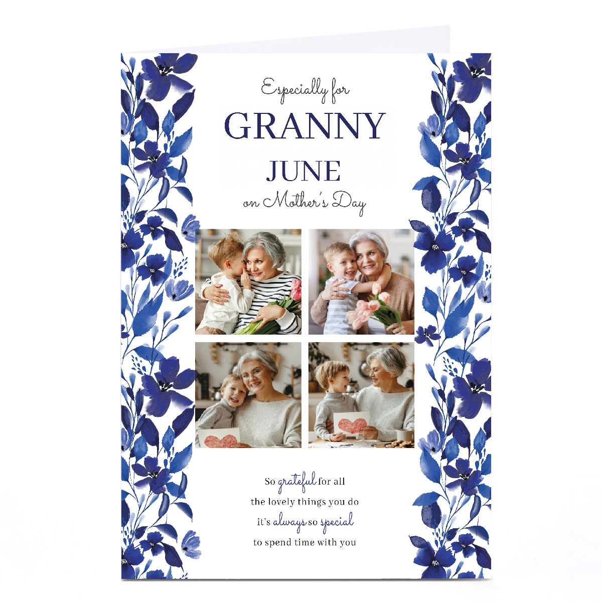 Buy Personalised Mothers Day Photo Card Especially For You Granny 