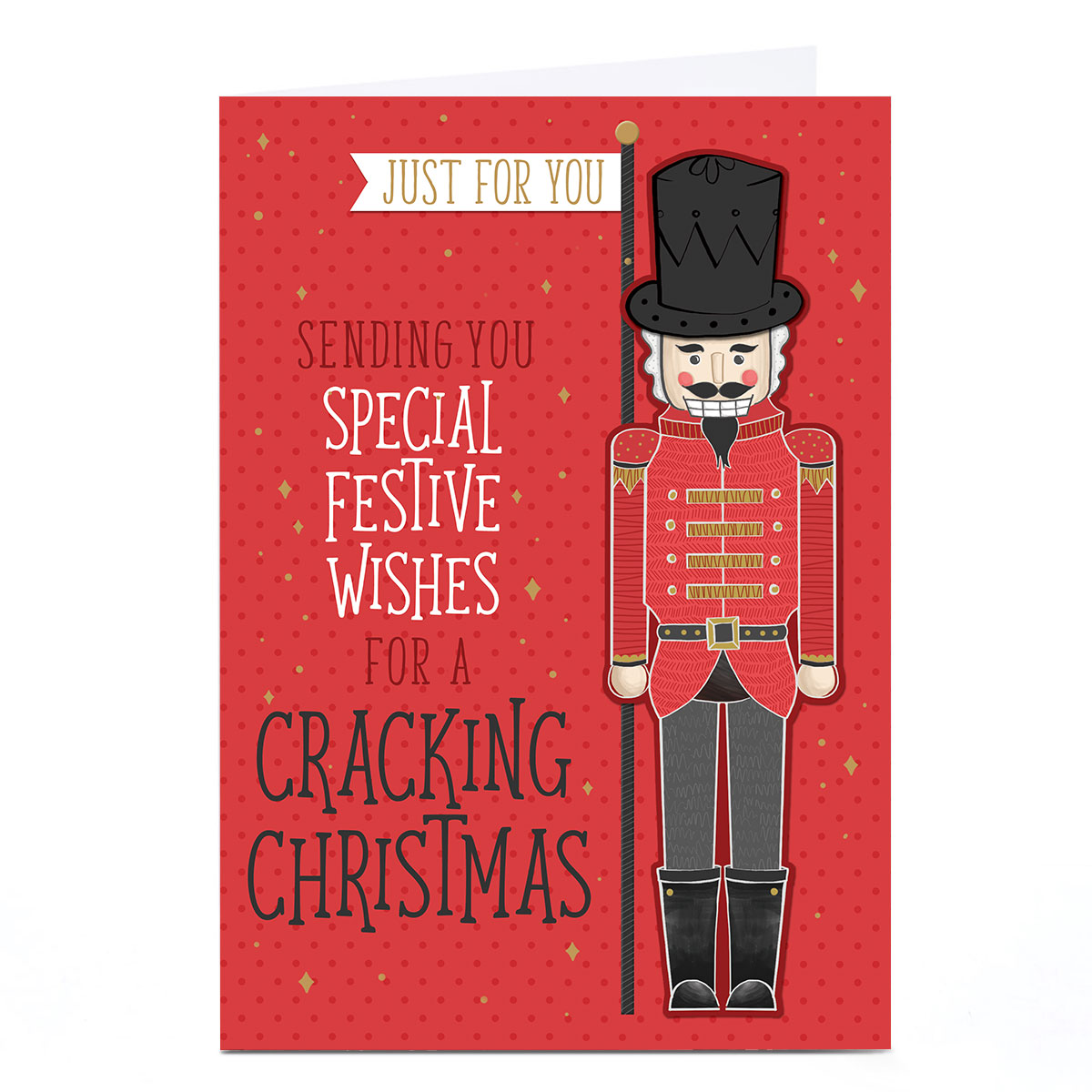 Personalised Christmas Card - Festive Wishes For a Cracking Christmas