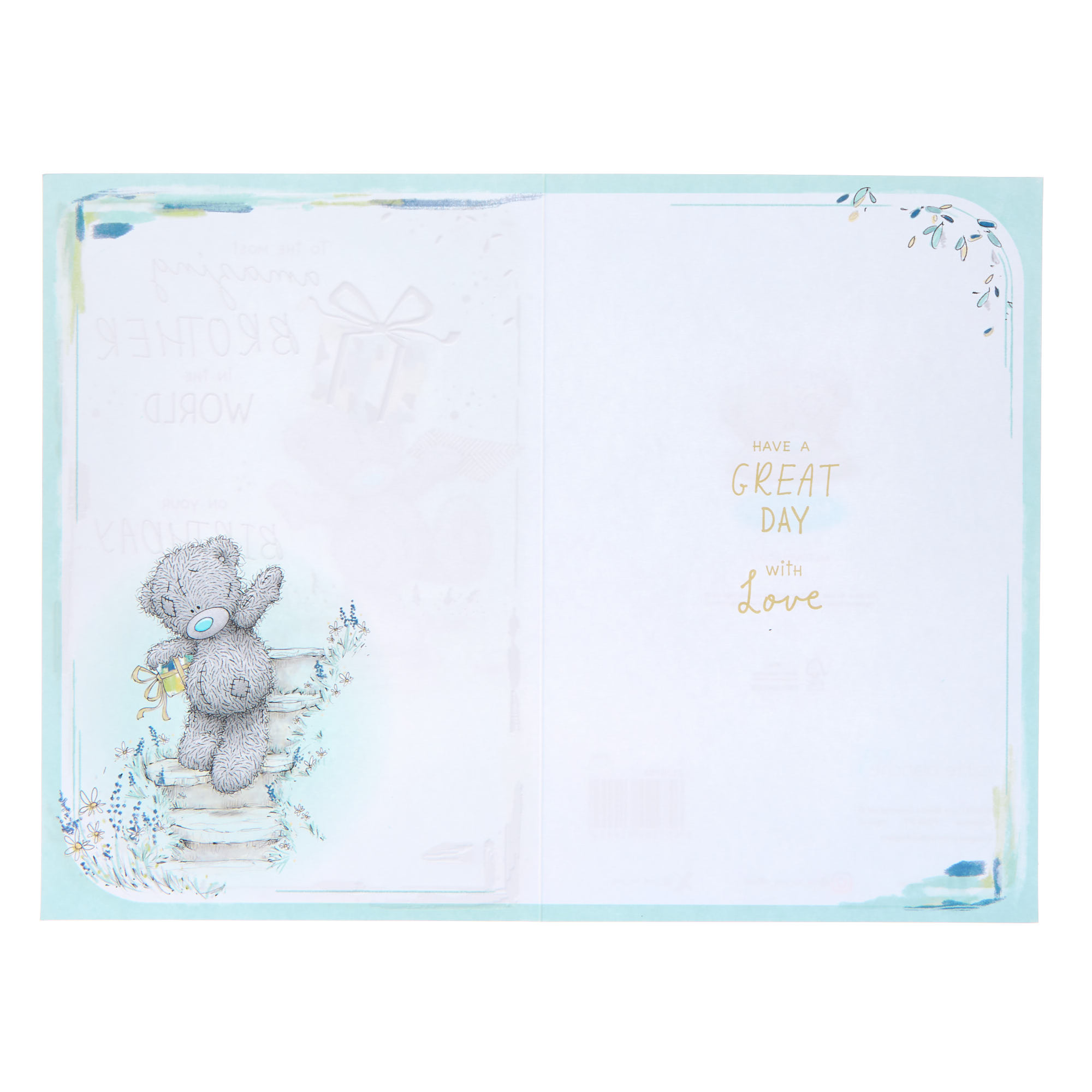 Me To You Tatty Teddy Amazing Brother Birthday Card