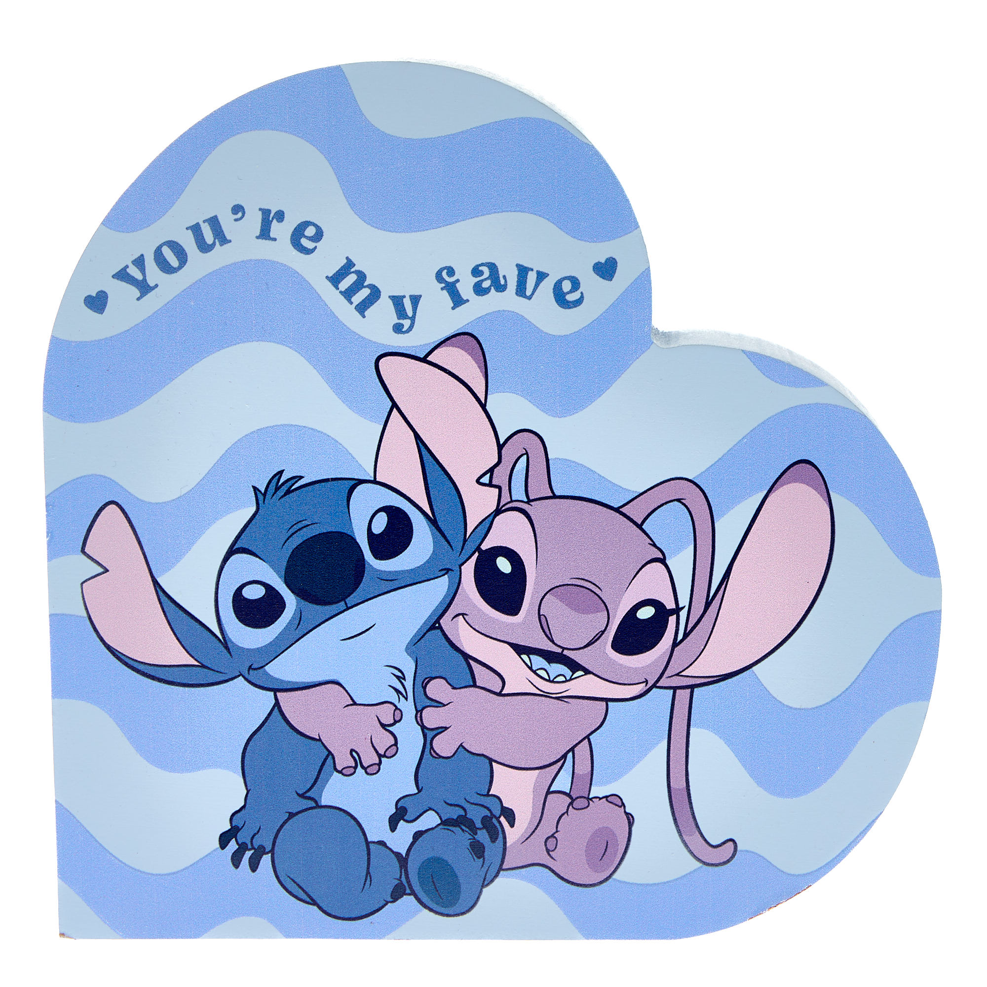 Angel & Stitch You're My Fave Plaque