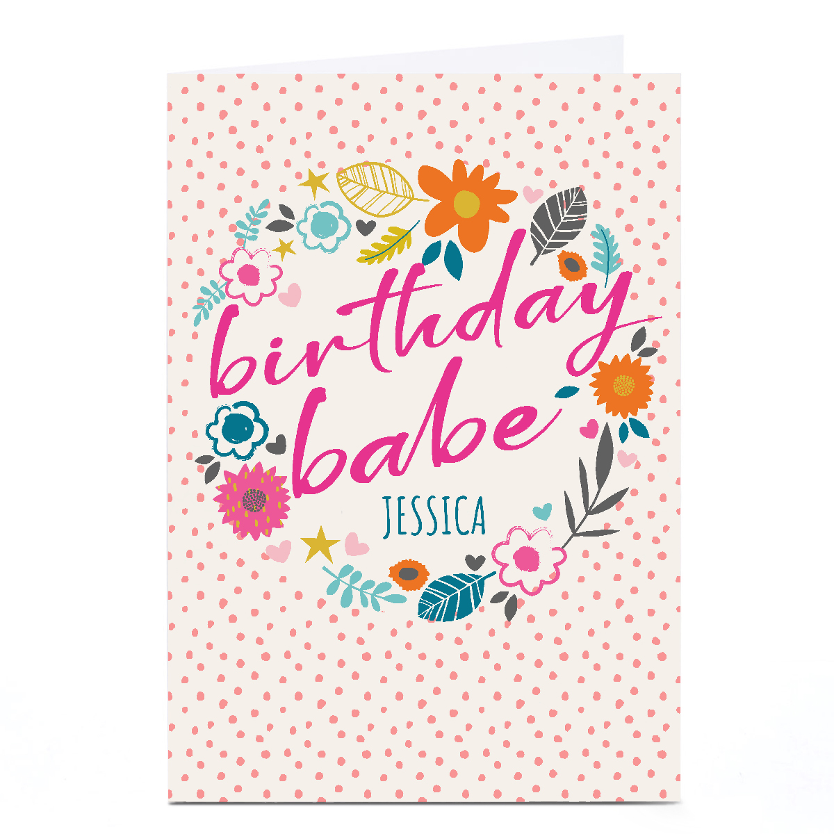 Personalised Bev Hopwood Birthday Card - Birthday Babe
