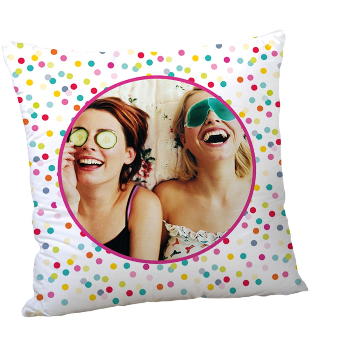 Multi Photo Cushion - Dots & Dots & Dots