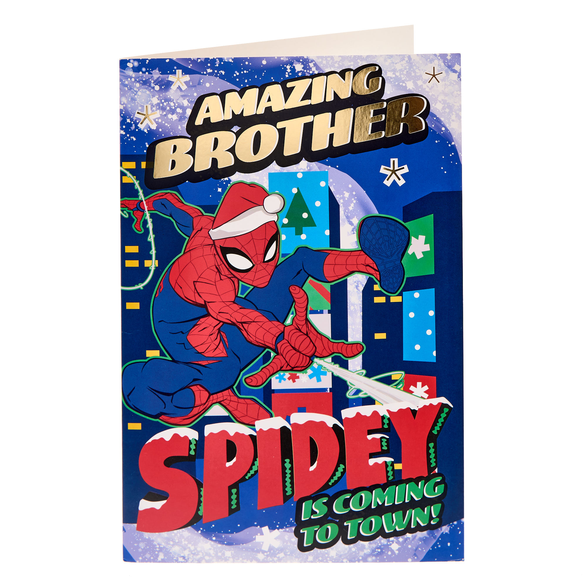 Amazing Brother Spider-Man Christmas Card 