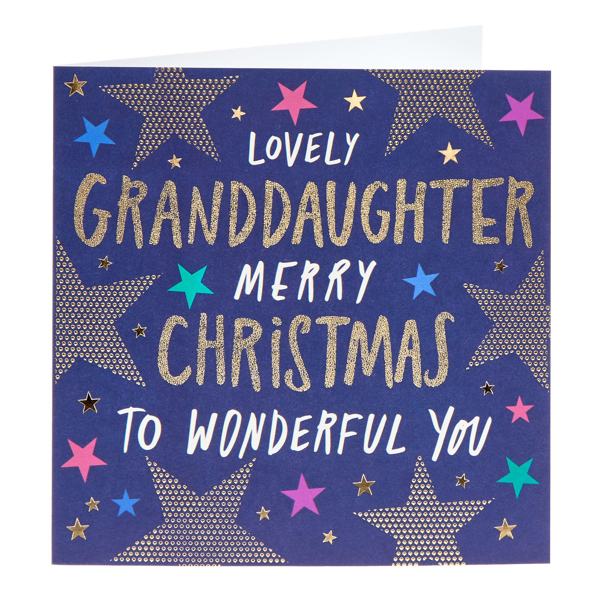 Granddaughter Wonderful You Christmas Card