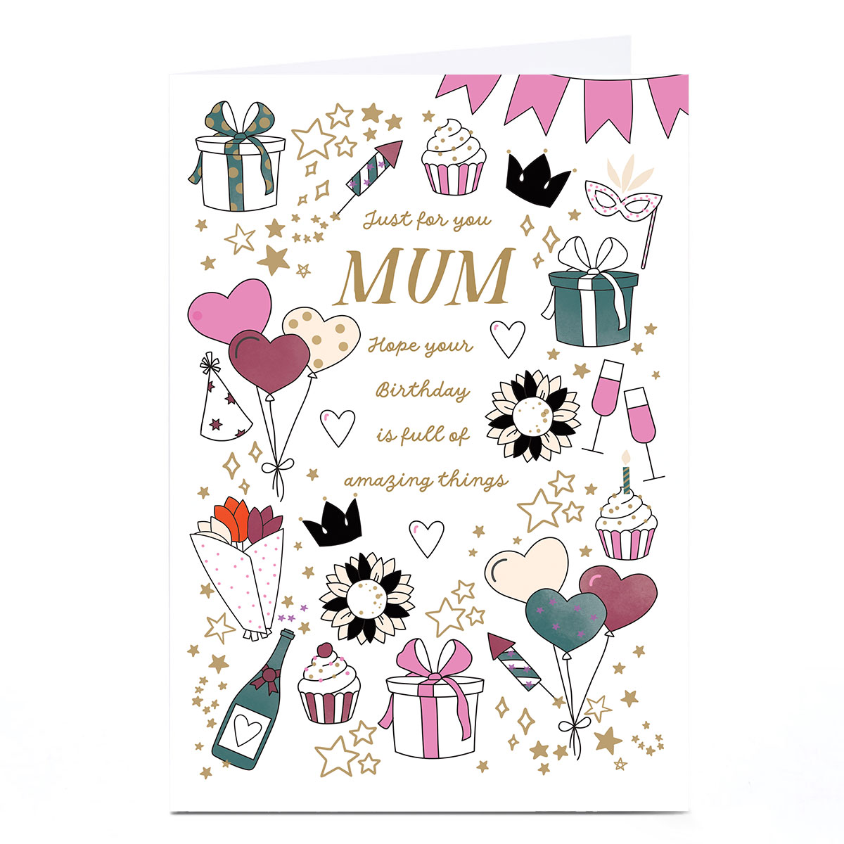 Personalised Birthday Card - Full of Amazing Things, Mum