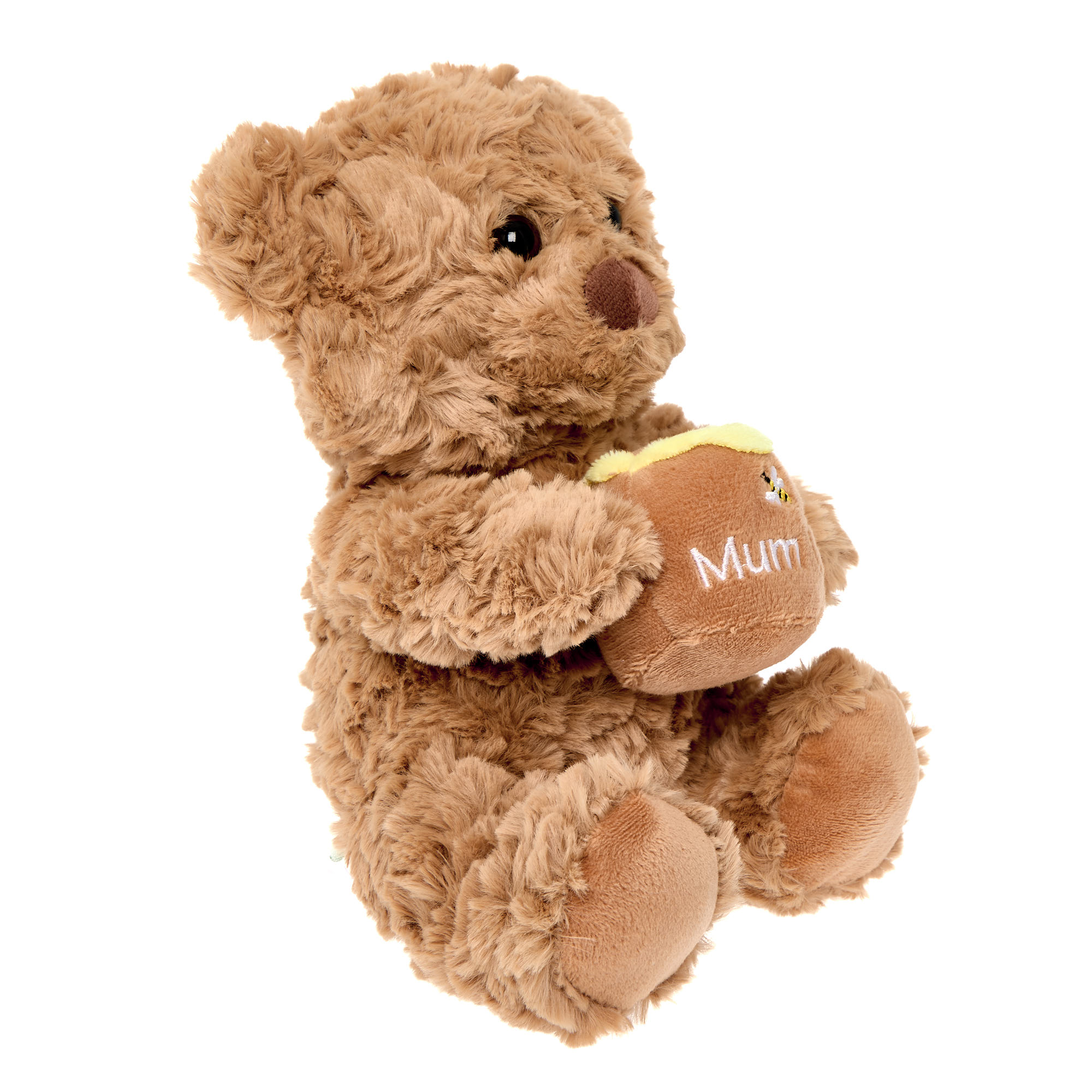 Small Mum Bear With Honey Pot Soft Toy