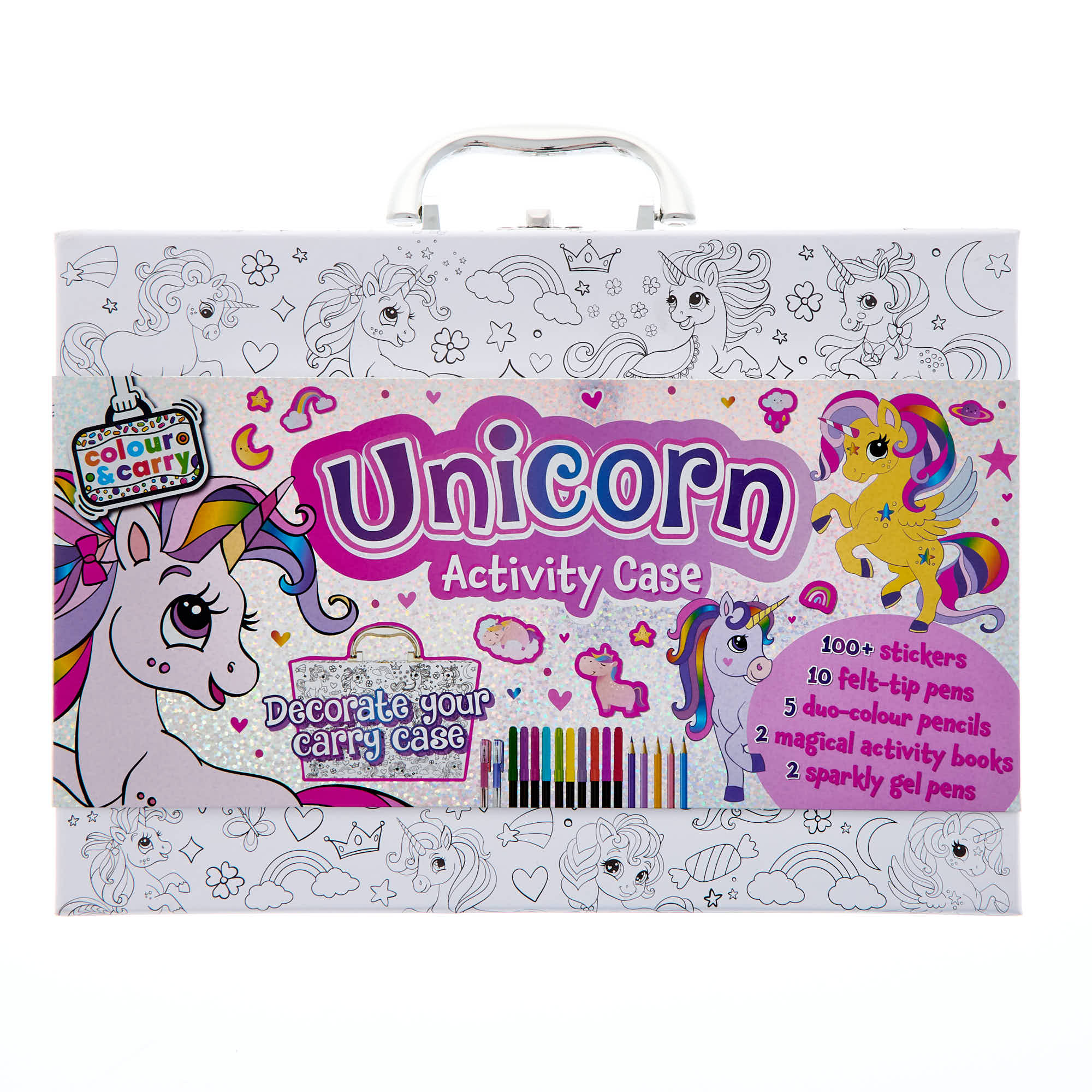 Unicorn Colour & Carry Activity Case