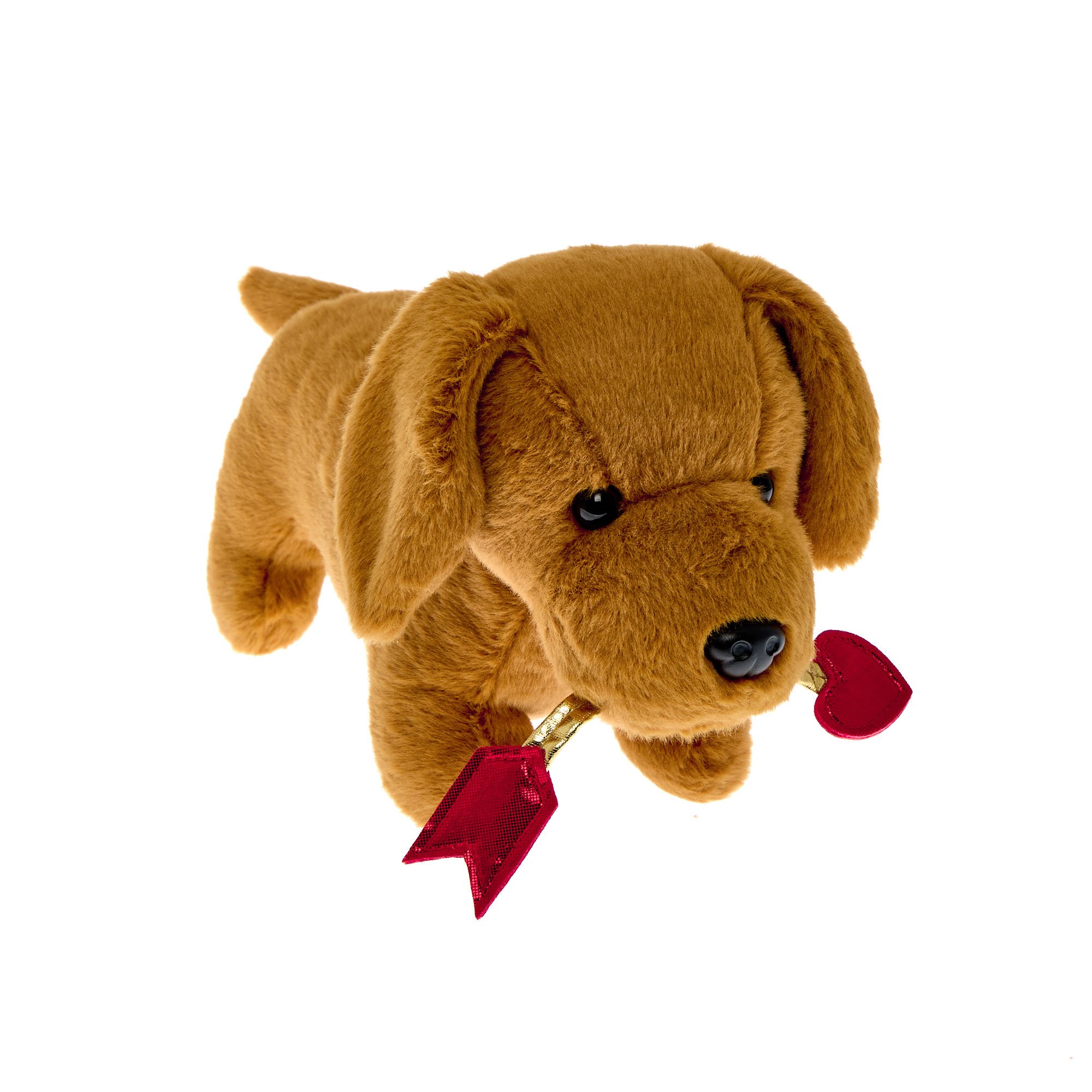 Large Sausage Dog With Arrow Soft Toy