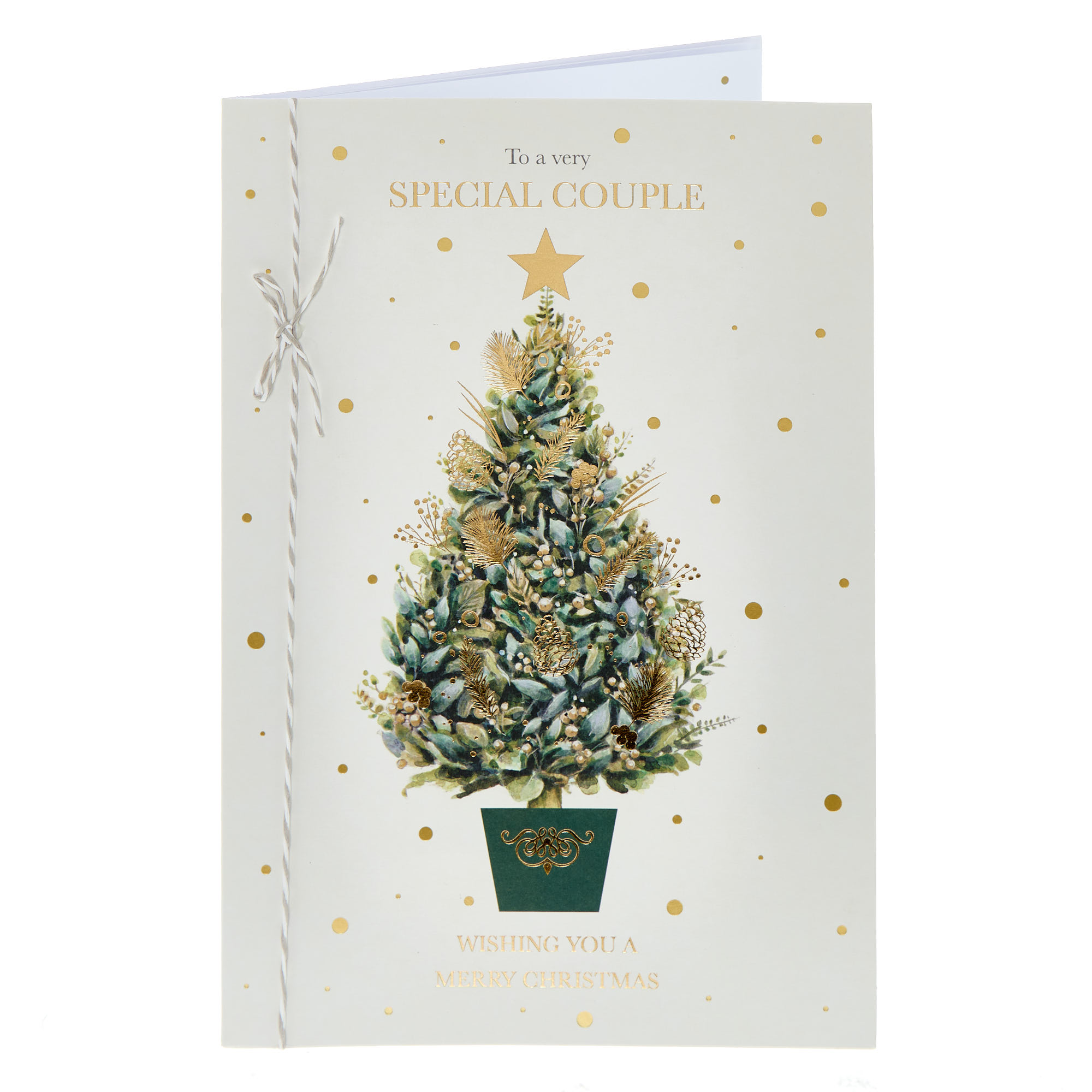 Special Couple Tree Alpine Christmas Card