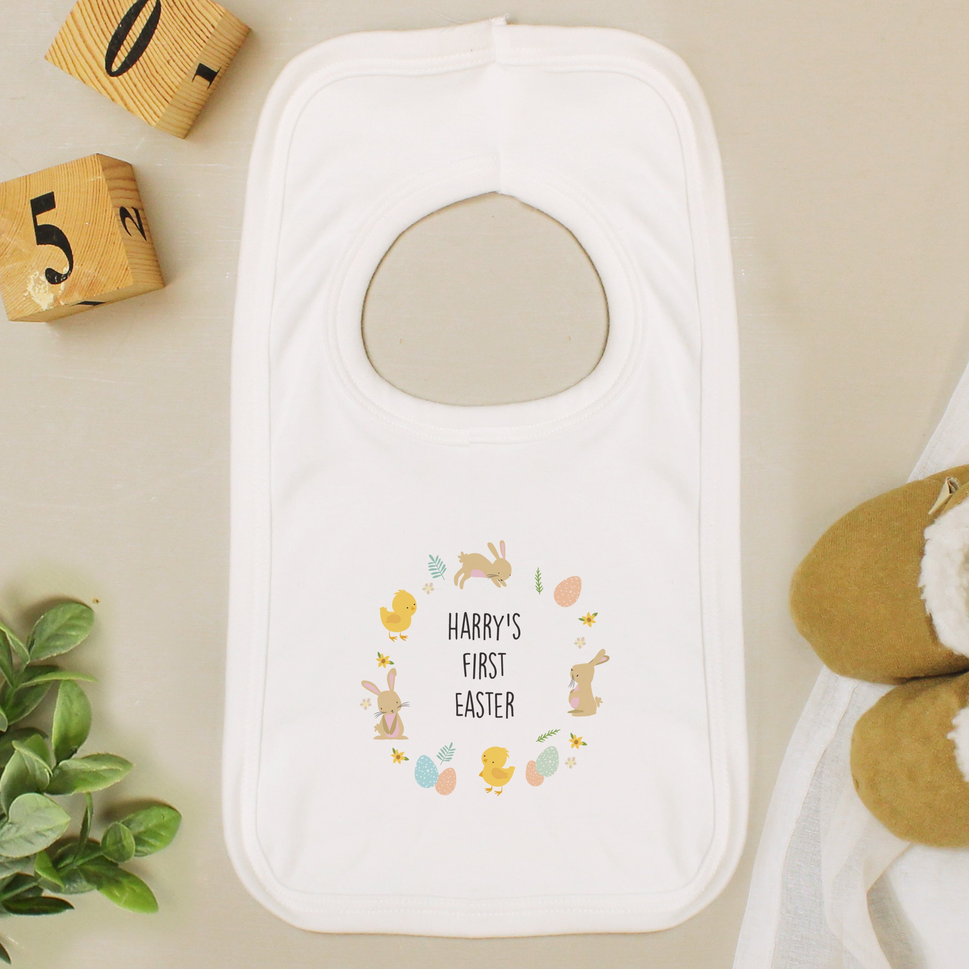 Personalised Easter Baby Bib