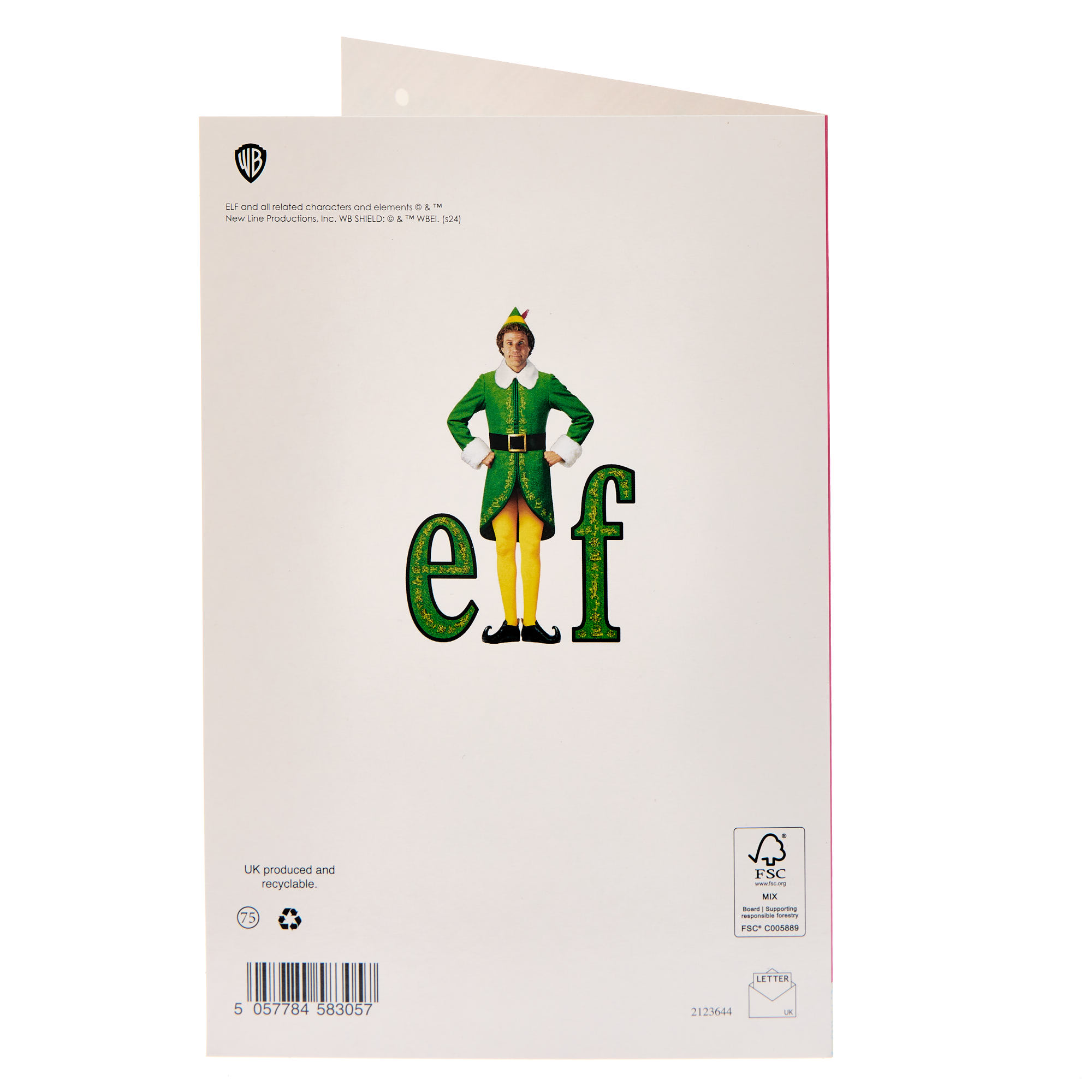 Nephew Elf Movie Christmas Card