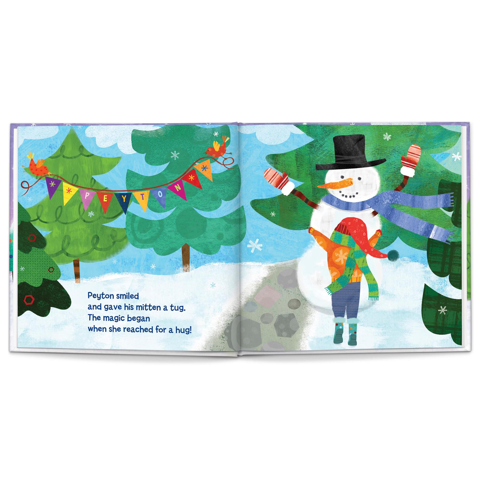 My Magical Snowman Softcover Personalised Book