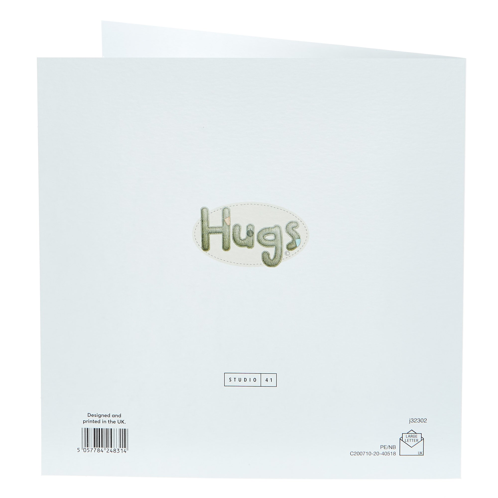 Hugs Bear Platinum Collection Christmas Card - Partner