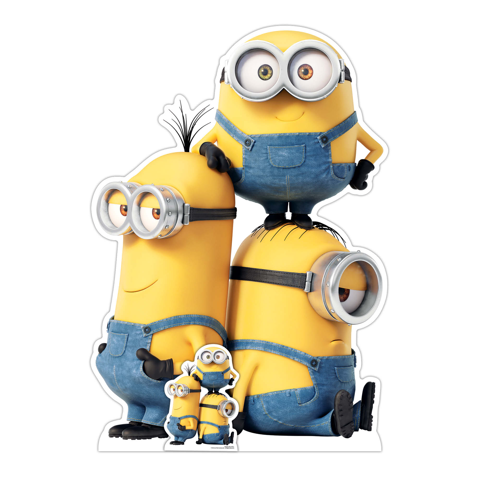 Medium Minions Trio Cardboard Cutout