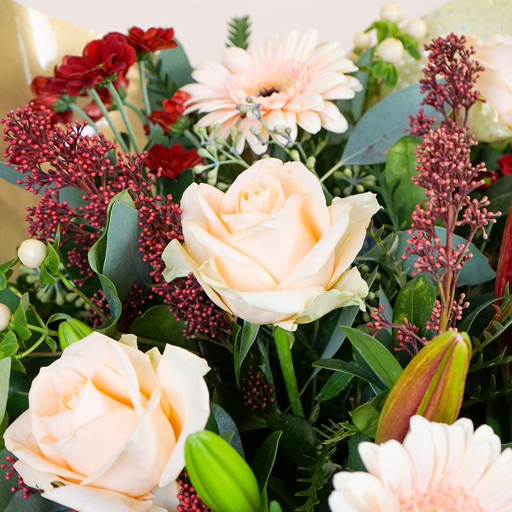 Seasons Greetings Flower Bouquet - Free Delivery!