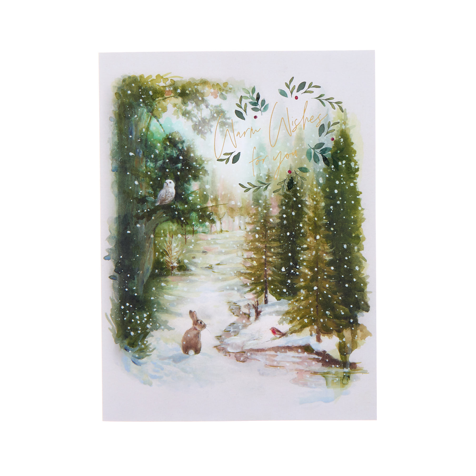 Deluxe Deer & Rabbit Charity Christmas Cards - Pack of 10 (2 Designs)