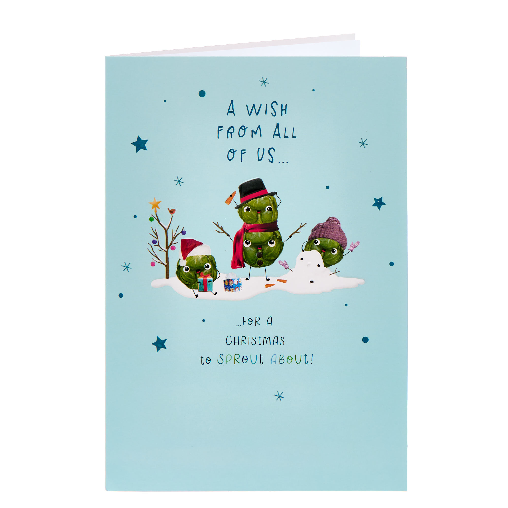 A Wish From All Of Us Sprouts Christmas Card