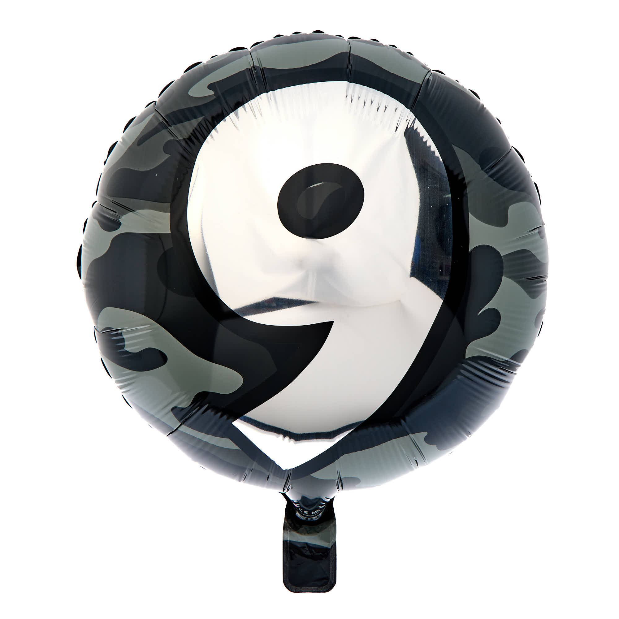 Camo 9th Birthday Balloon Bouquet - DELIVERED INFLATED!