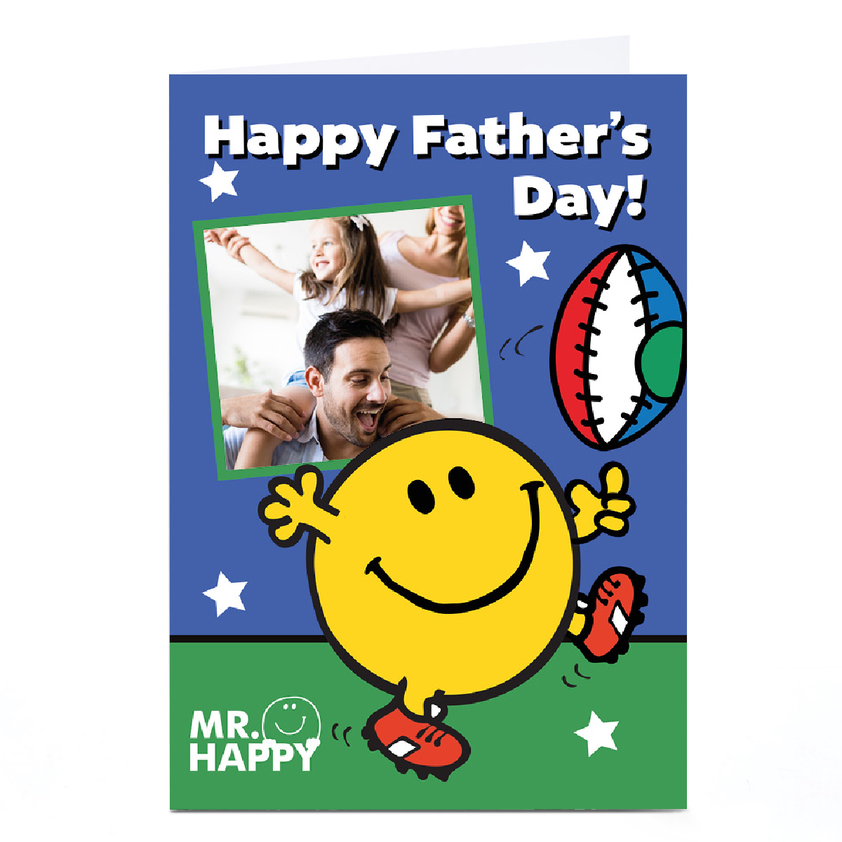 Photo Mr Men Father's Day Card - Mr. Happy