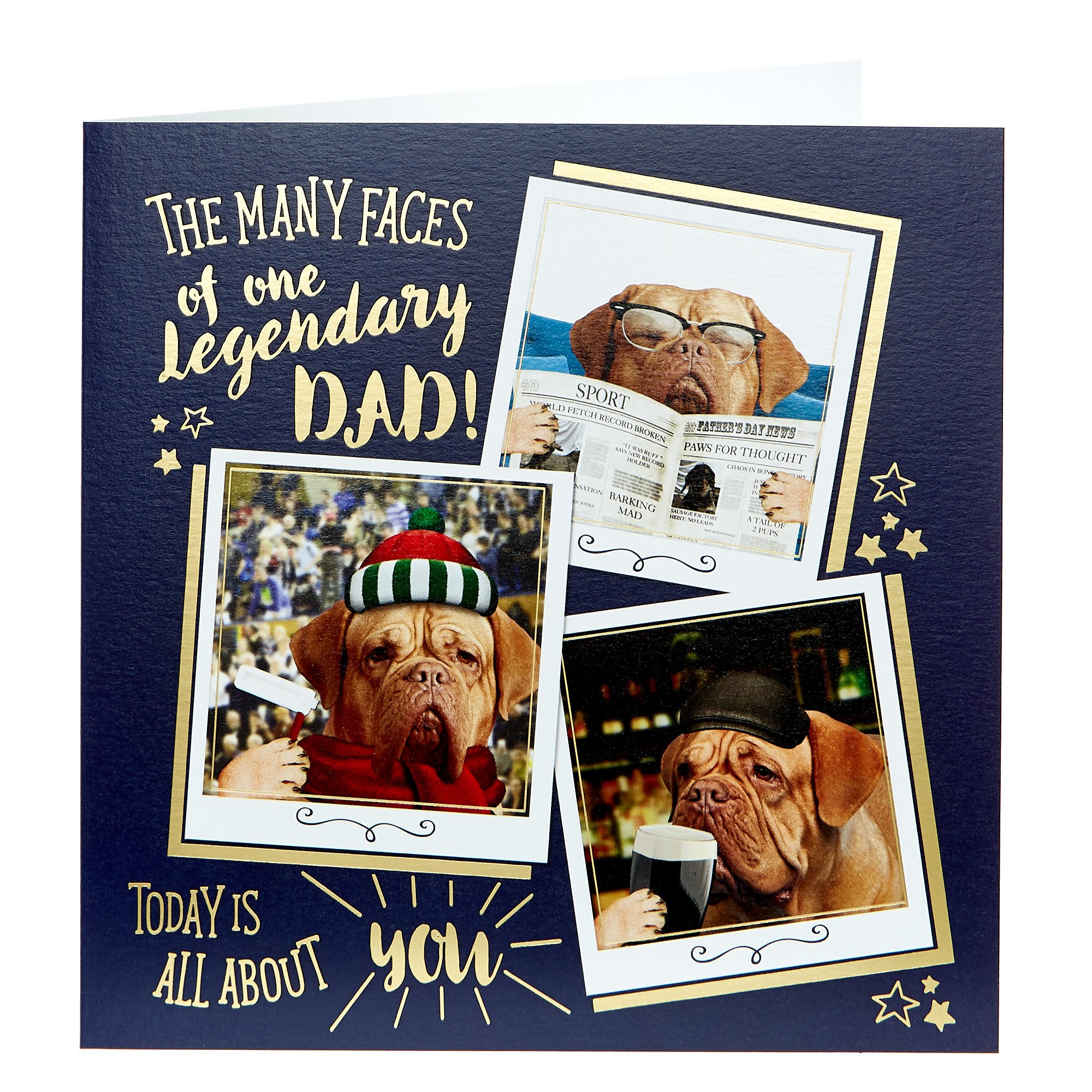 Platinum Collection Father's Day Card - Legendary Dad