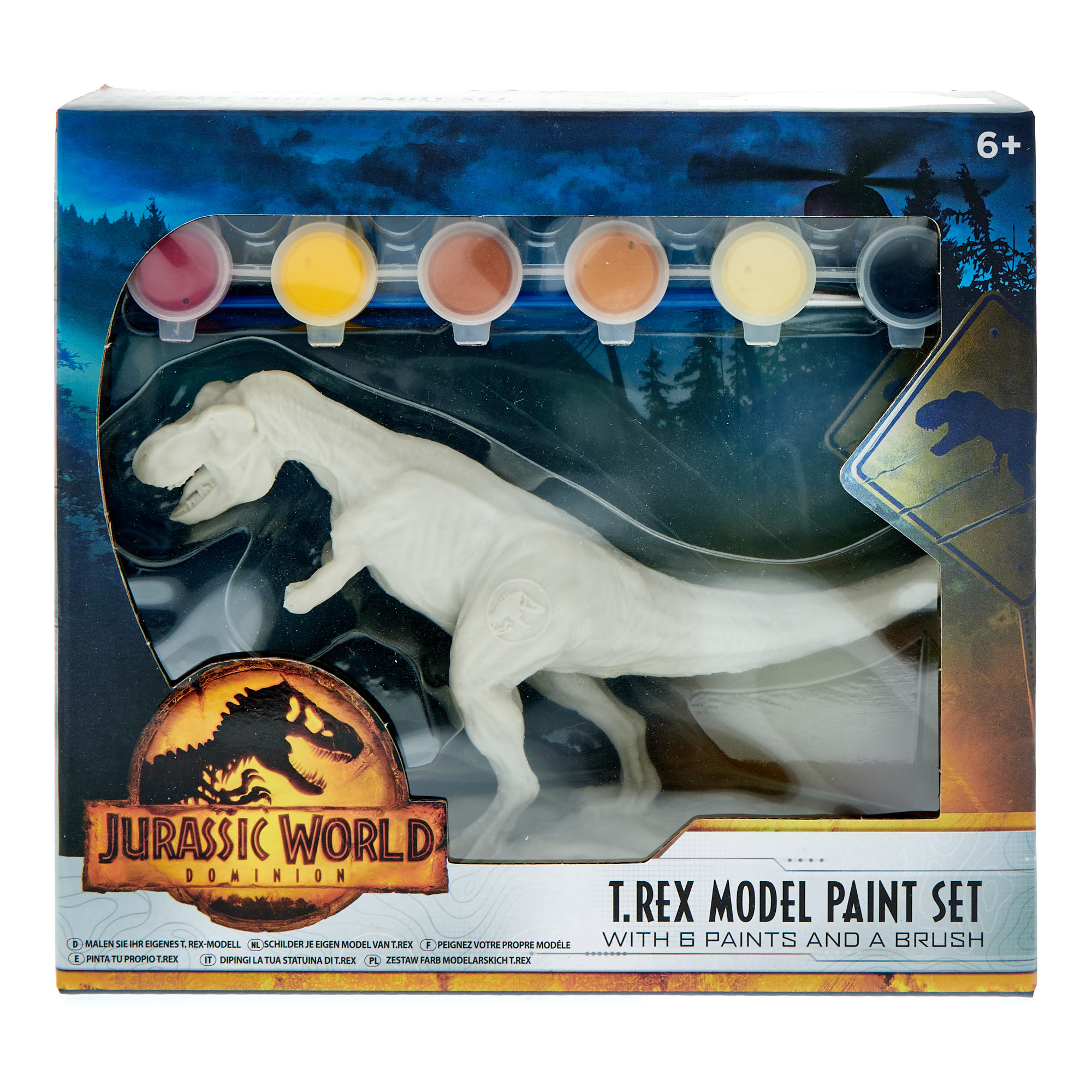 Jurassic World Dominion T Rex Model Paint Set