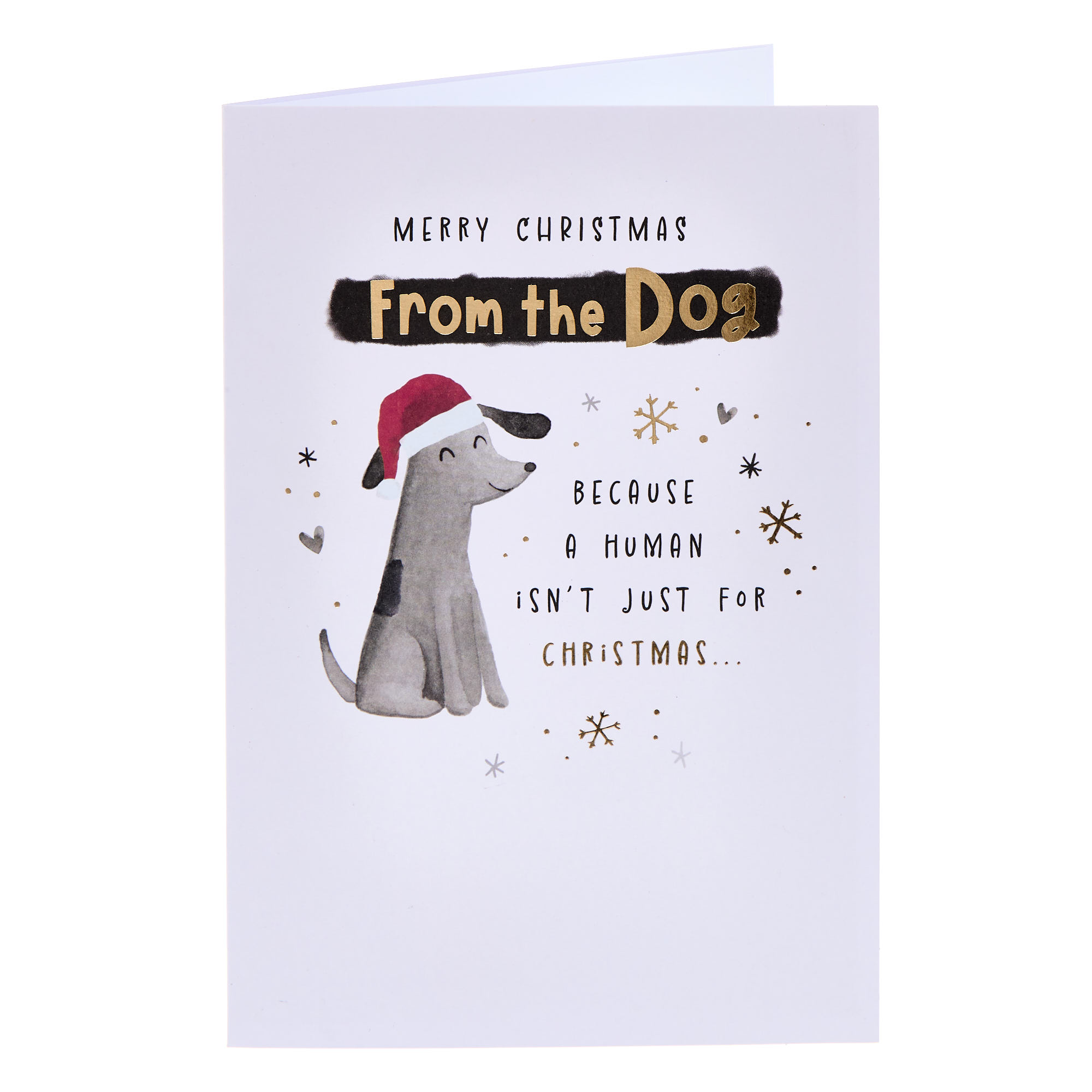 From the Dog A Human Isn't Just For Christmas Card