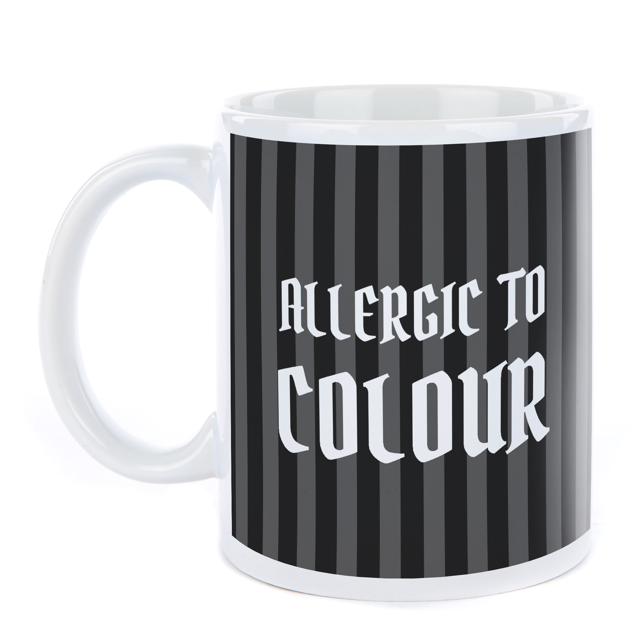 Personalised Mug - Allergic To Colour