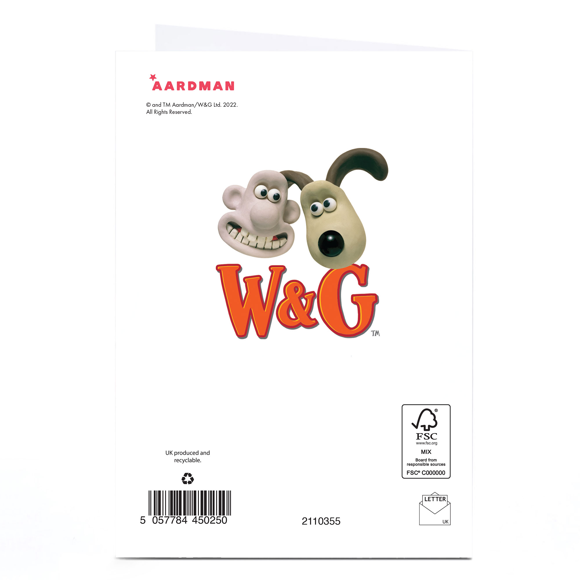 Wallace & Gromit Birthday Card - Dog Years 