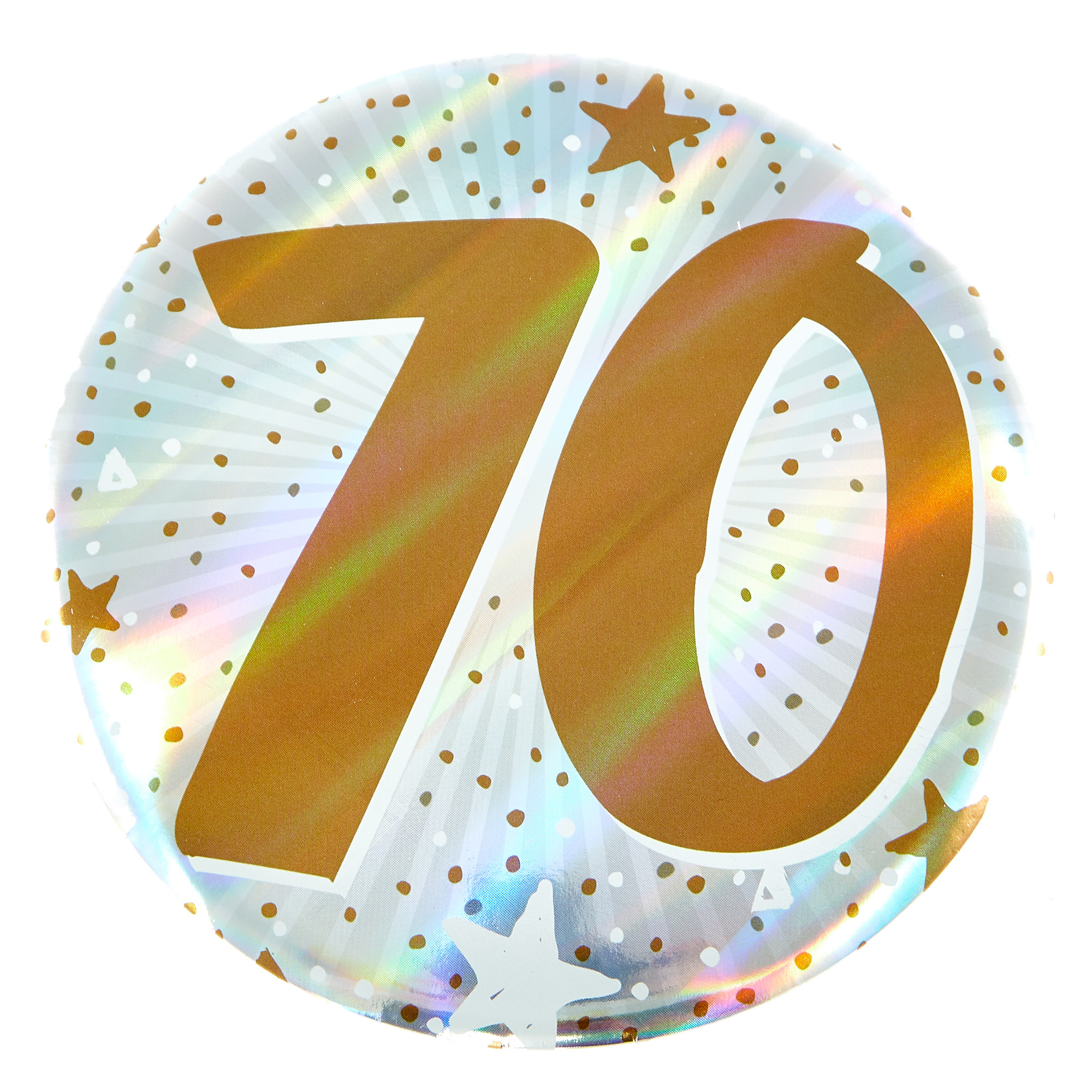 Giant 70th Birthday Badge