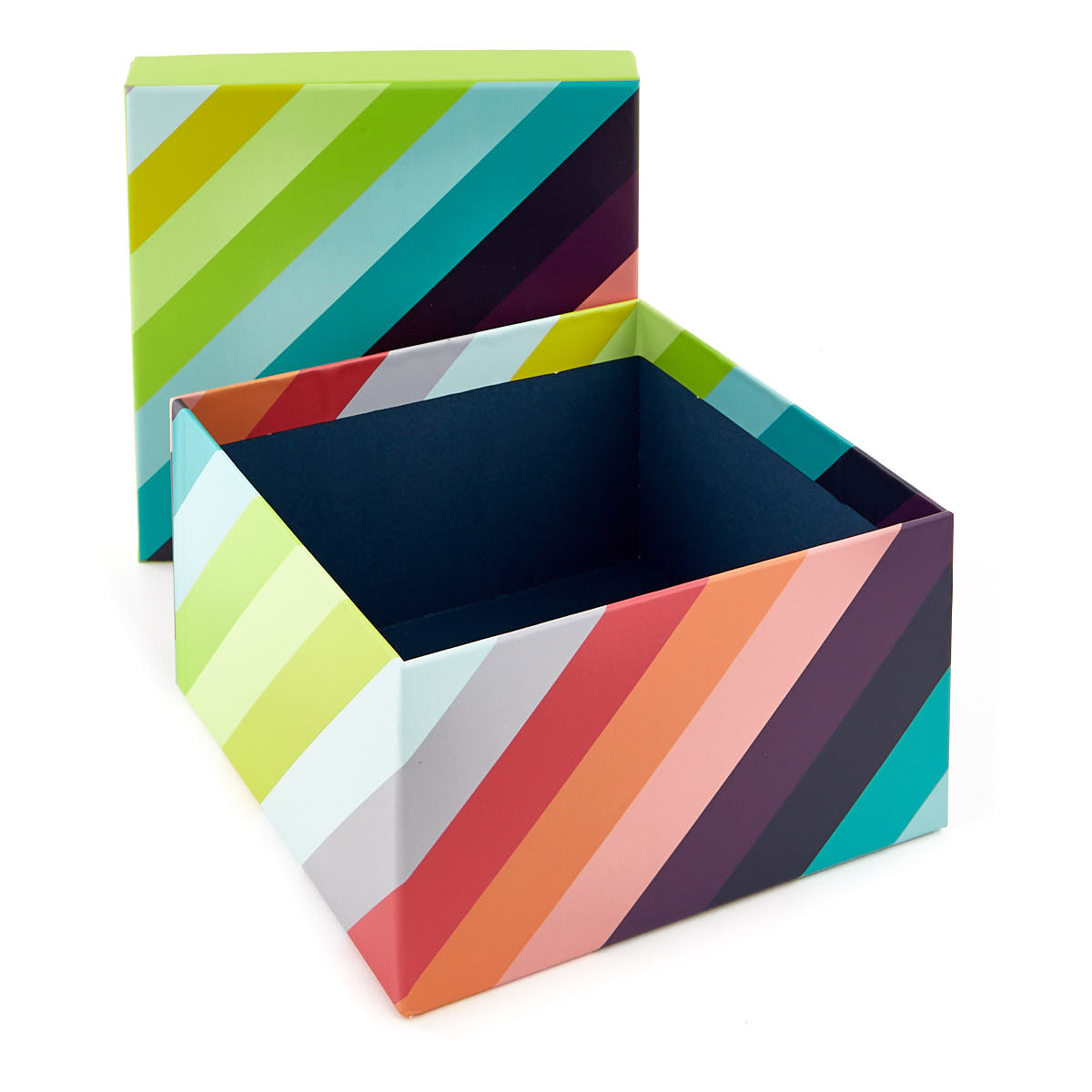 Buy Luxury Gift Box Set Of Four Rainbow Stripes For Gbp 8 56 Card Factory Uk