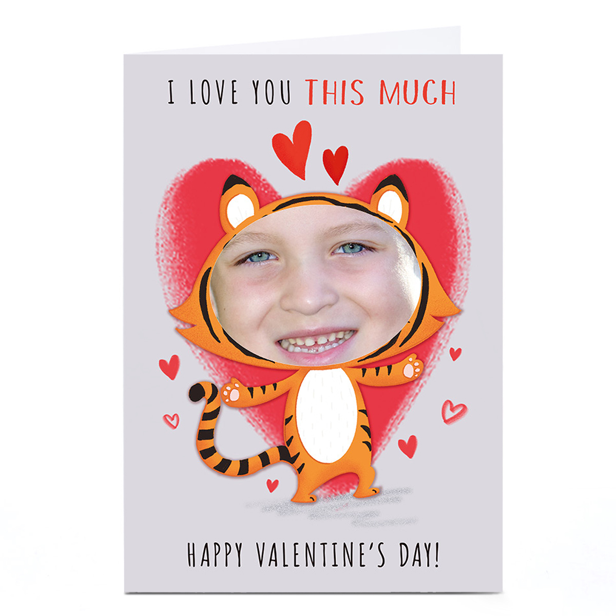 Photo Dalia Clark Valentine's Day Card - Tiger I Love You