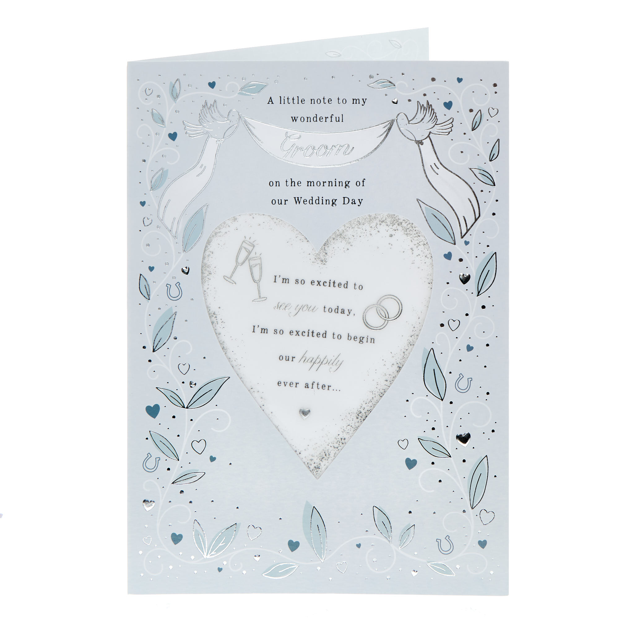 To My Wonderful Groom Premium Wedding Card