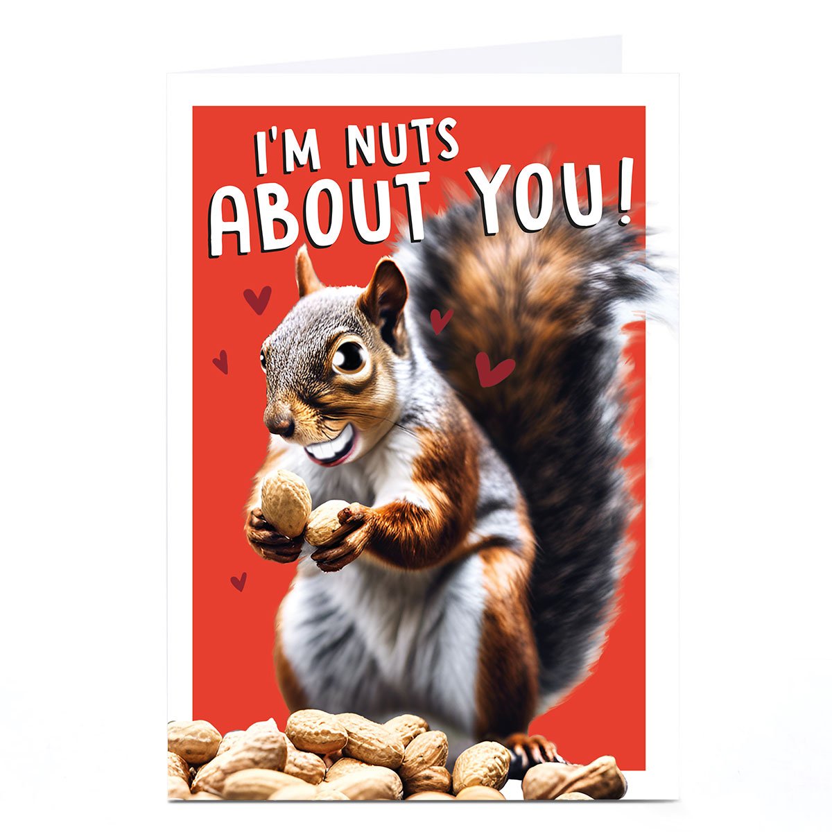 Personalised Bangheads Valentine's Day Card - Nuts About You