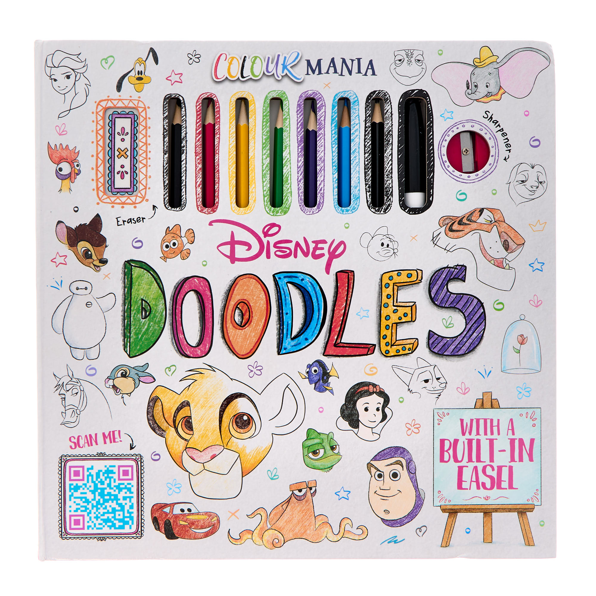 Colour Mania Disney Doodles & Built-In Easel