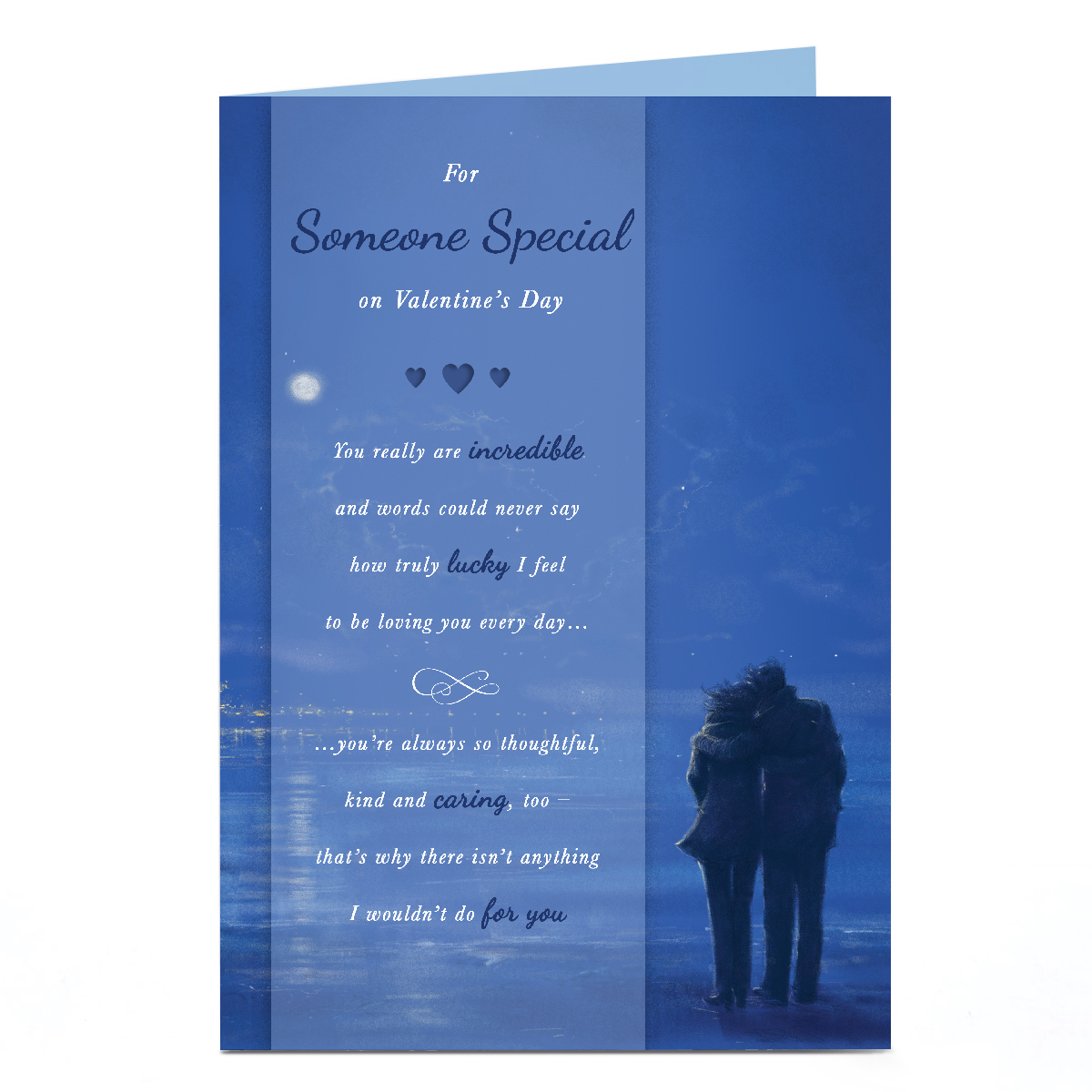 Personalised Valentine's Day Card - Sea View, Someone Special
