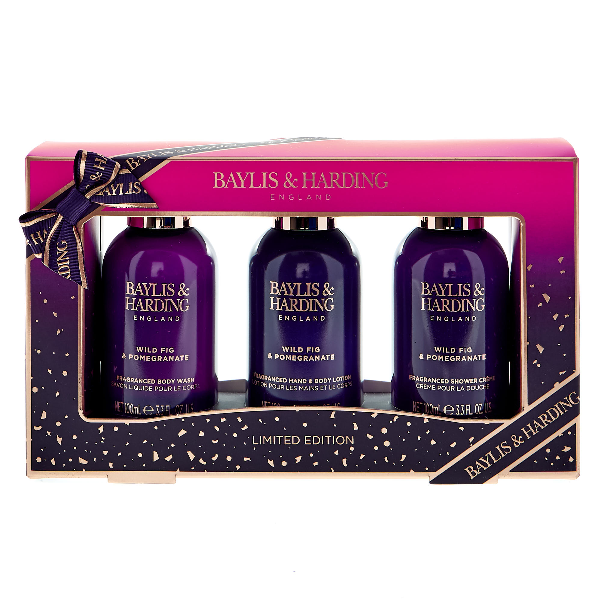 Baylis & Harding Wild Fig & Pomegranate Shower Trio