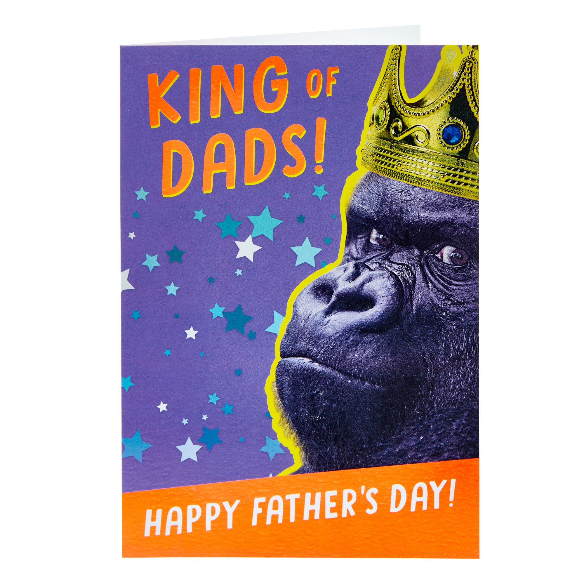 King Of Dads Gorilla Father's Day Card