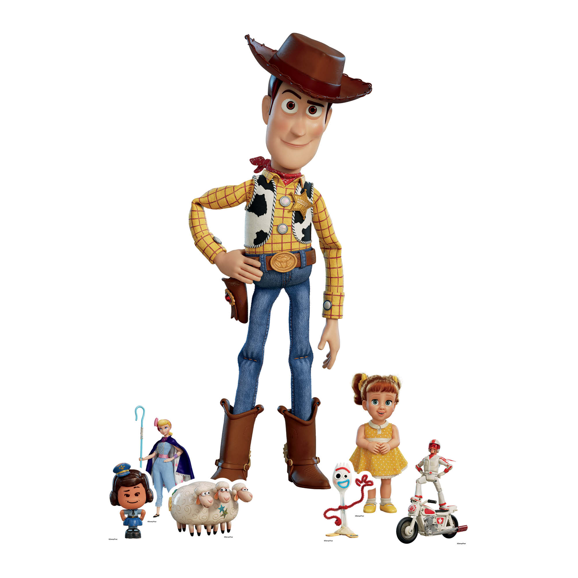 Medium Toy Story Woody Cardboard Cutout Kit