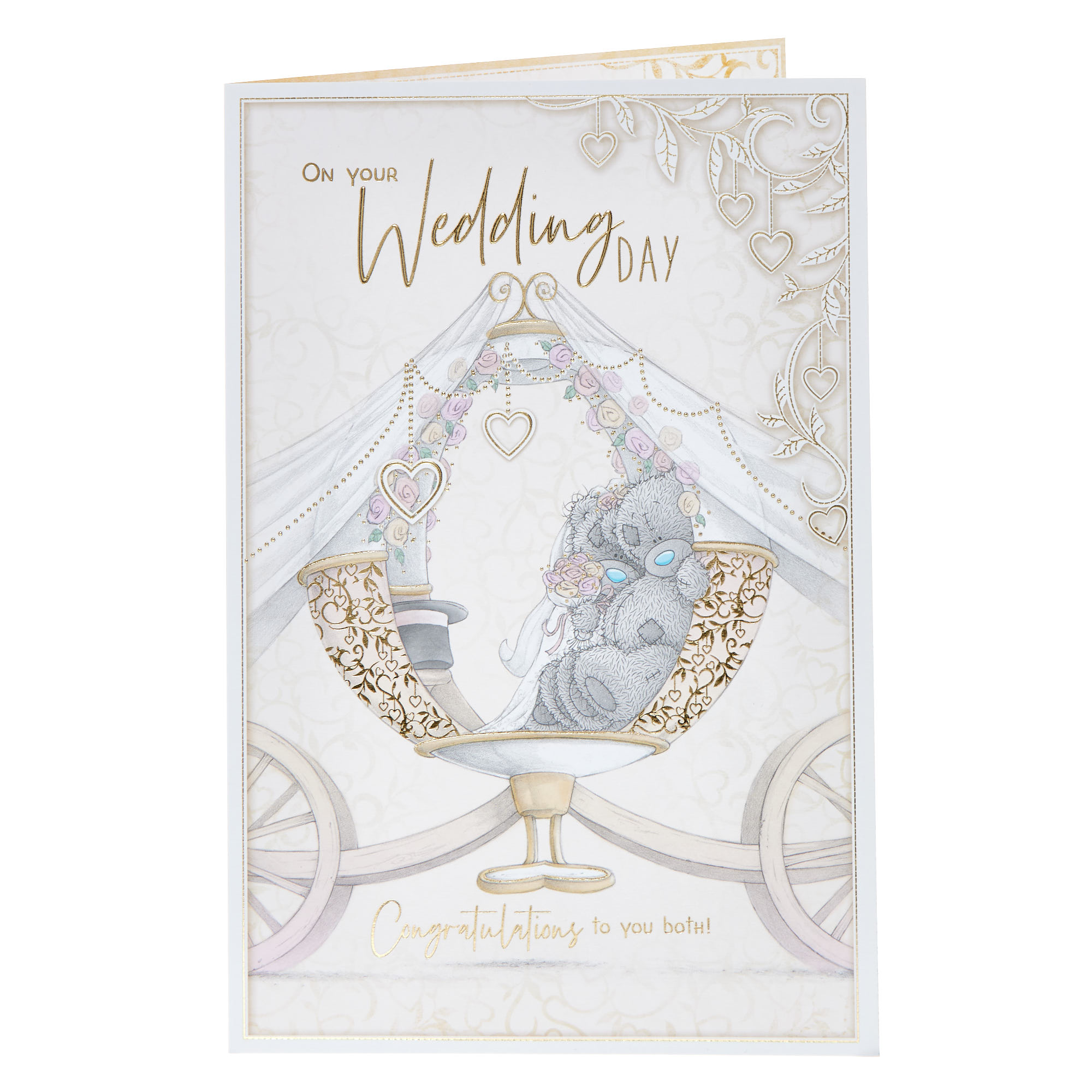 Congratulations Me To You Tatty Teddy Wedding Card