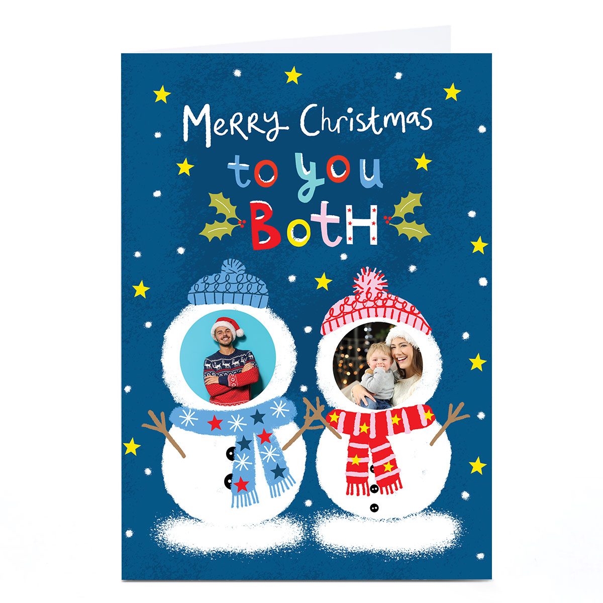 Photo Lindsay Kirby Christmas Card - Snow Couple