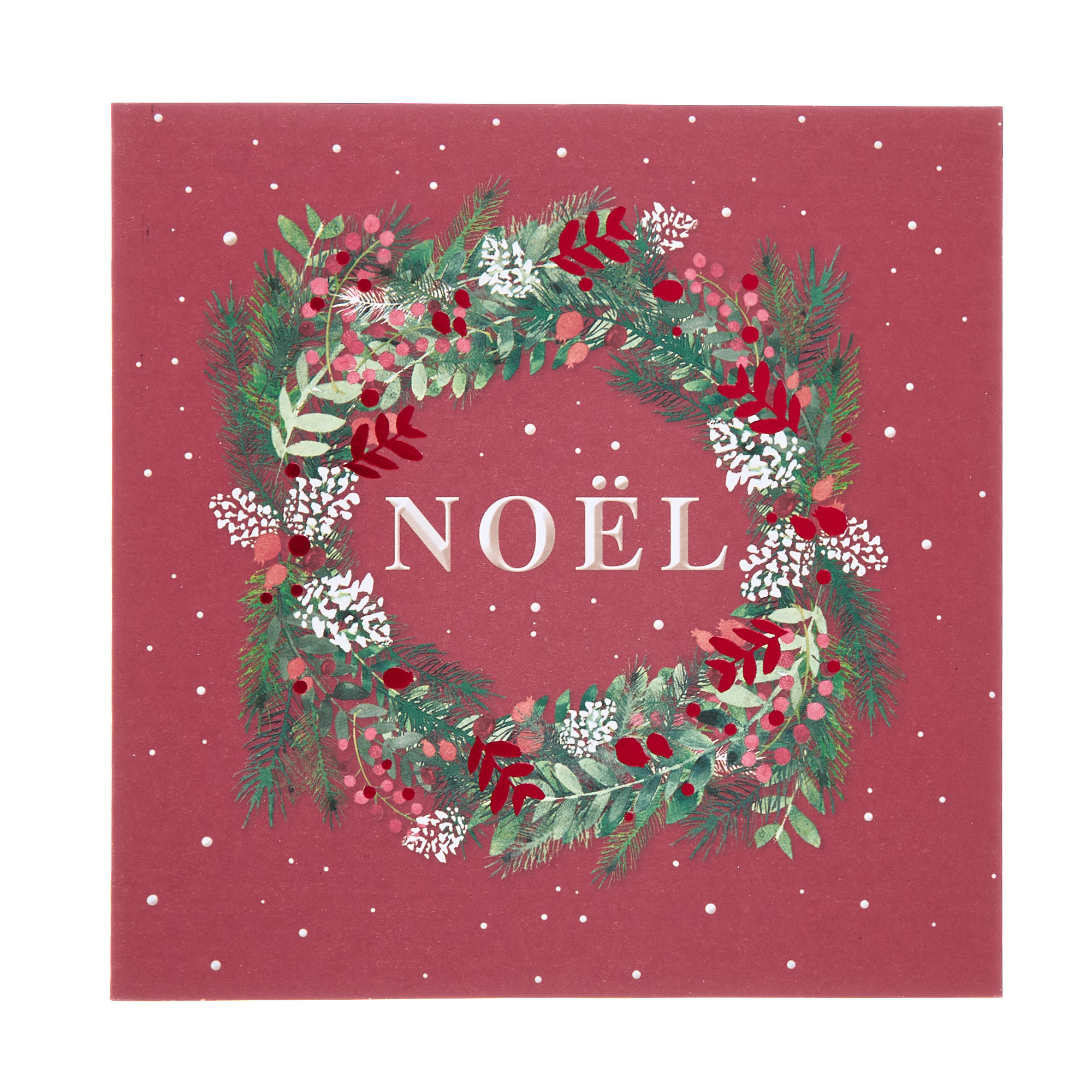 16 Charity Christmas Cards - Wreaths (2 Designs)