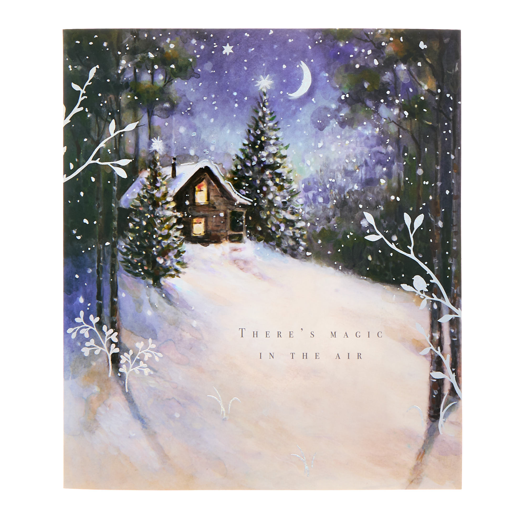 Premium Winter Night Christmas Cards - Pack of 8 (2 Designs)