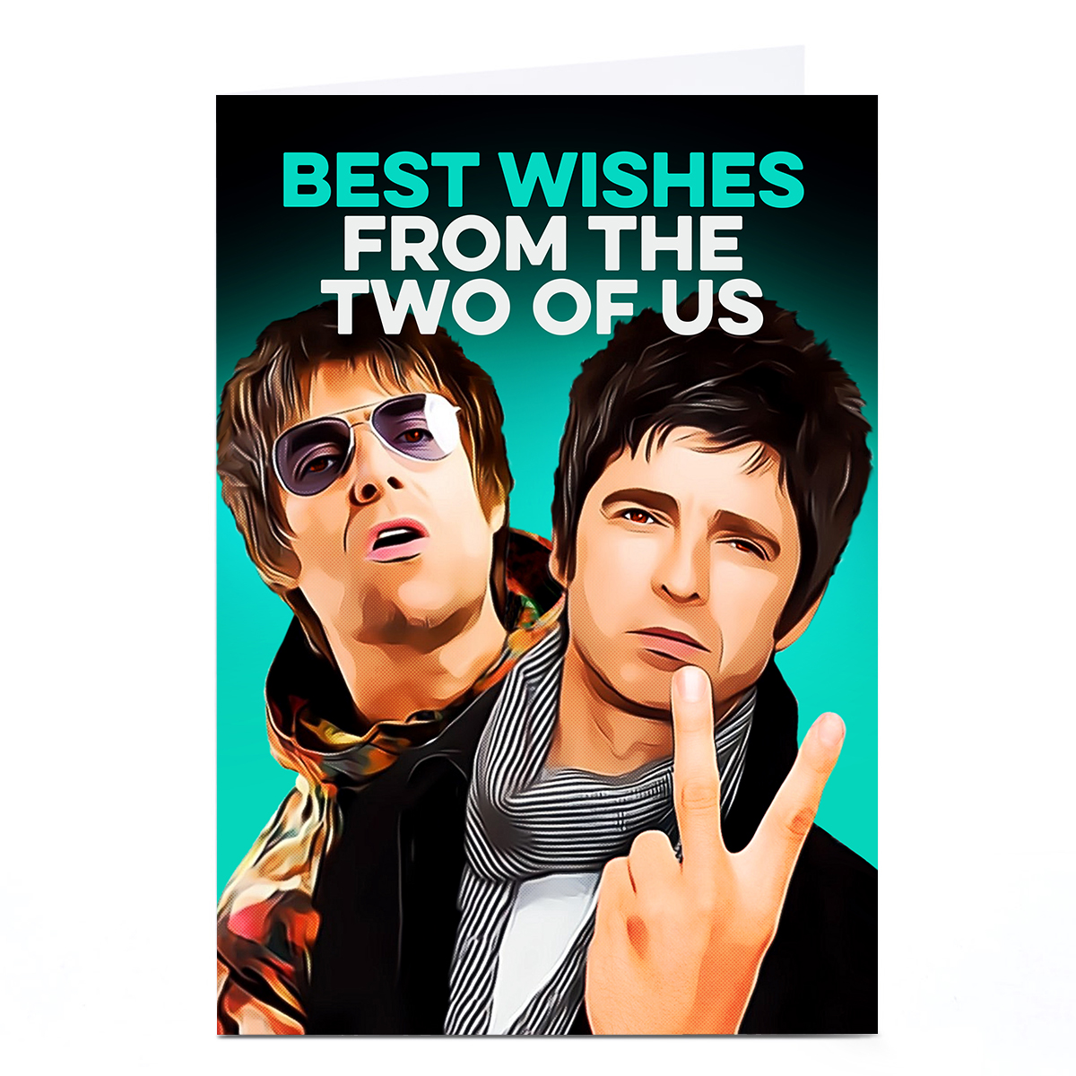 PG Quips Best Wishes From The Two of Us Personalised Birthday Card