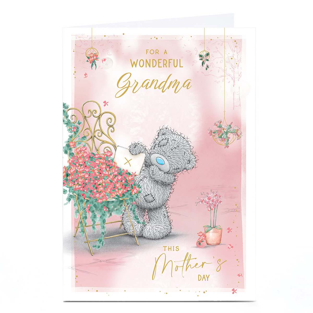 Personalised Tatty Teddy Mother's Day Card - For a Wonderful Grandma