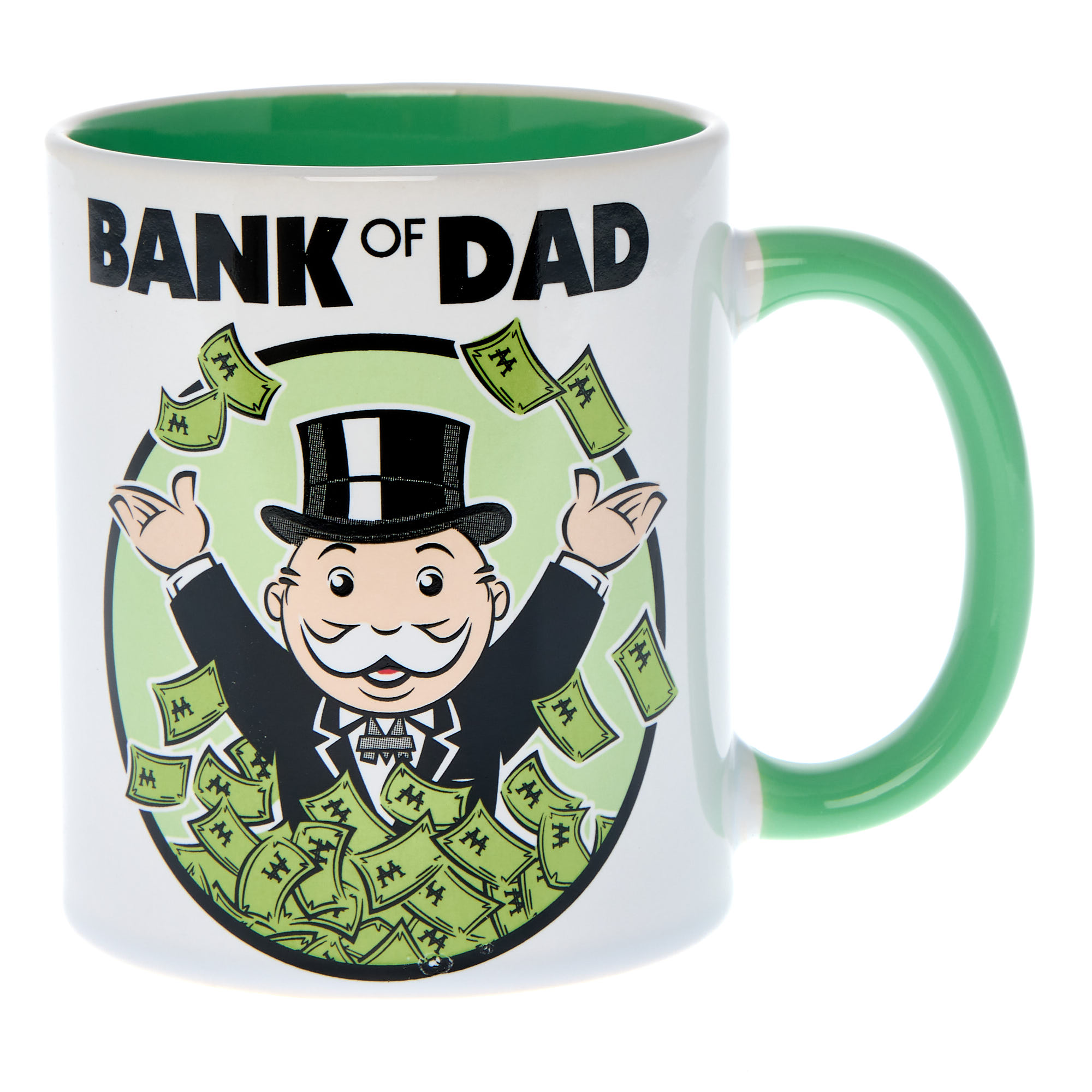 Bank of Dad Monopoly Mug 